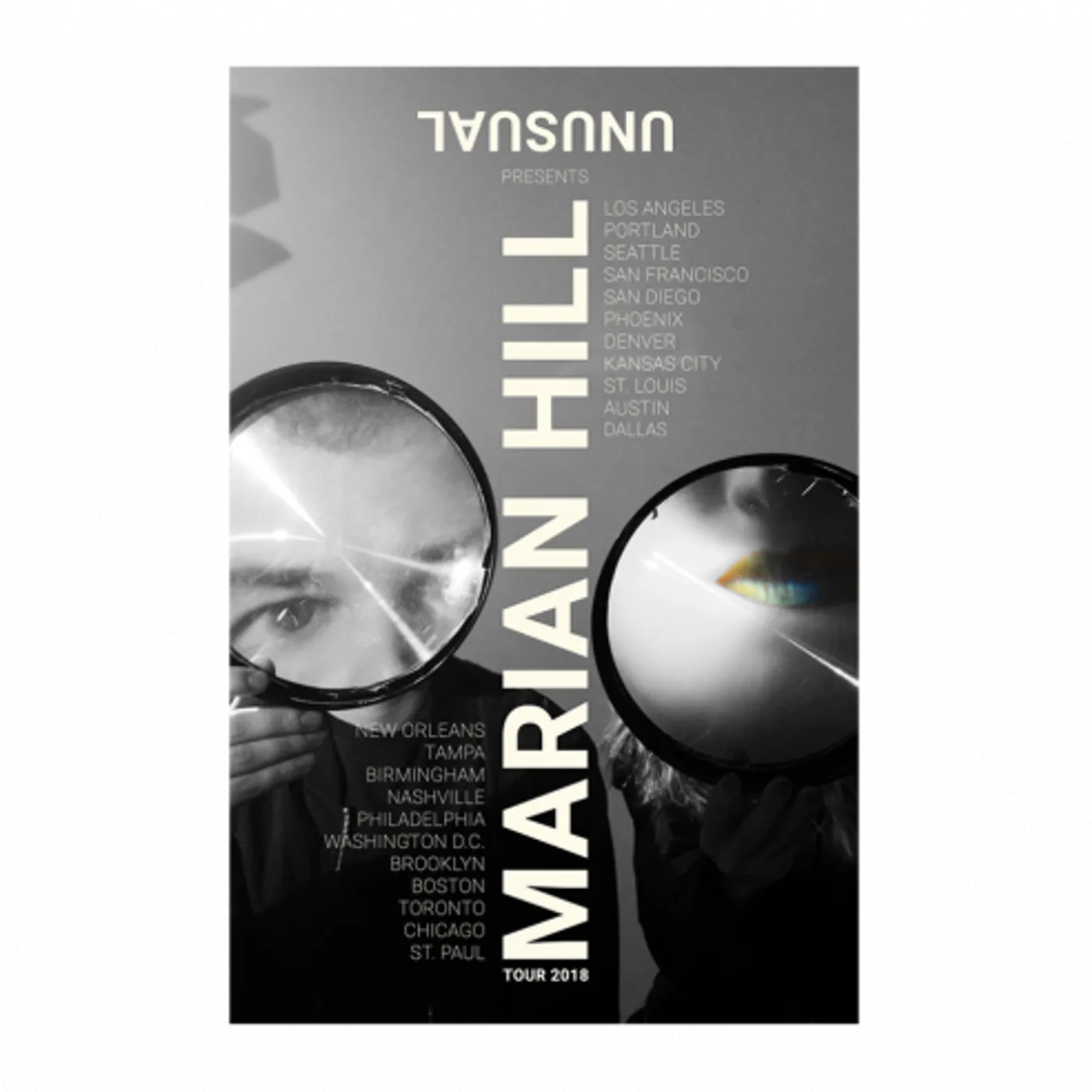 Marian Hill | 11X17 2018 Unusal Tour Poster