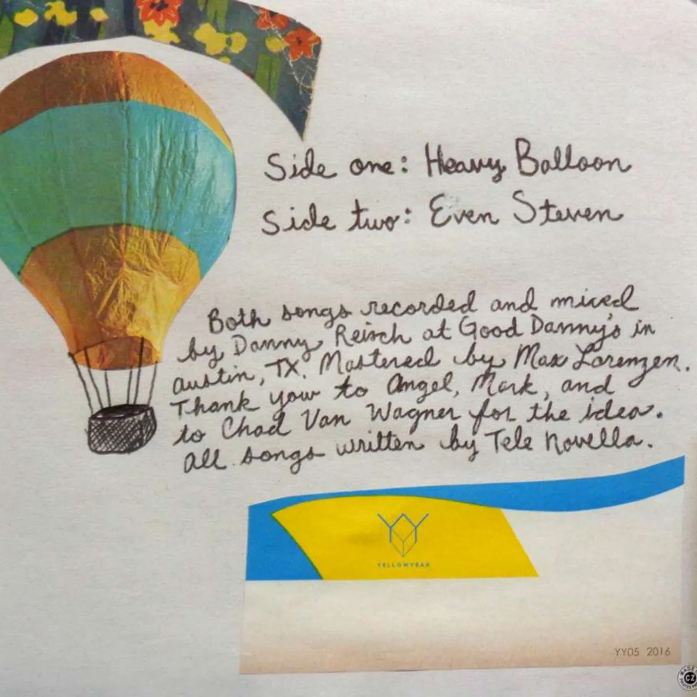 Yellow Year Records | Tele Novella - Heavy Balloon