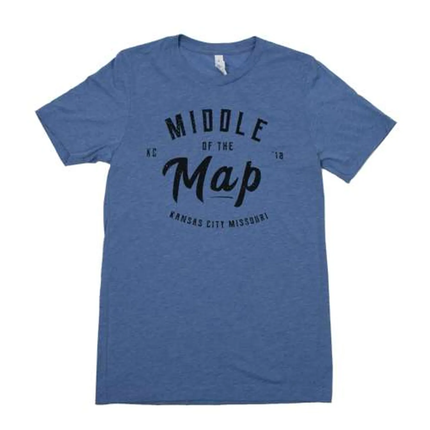 Middle of the Map Fest | 2018 Logo T-Shirt - Blue
