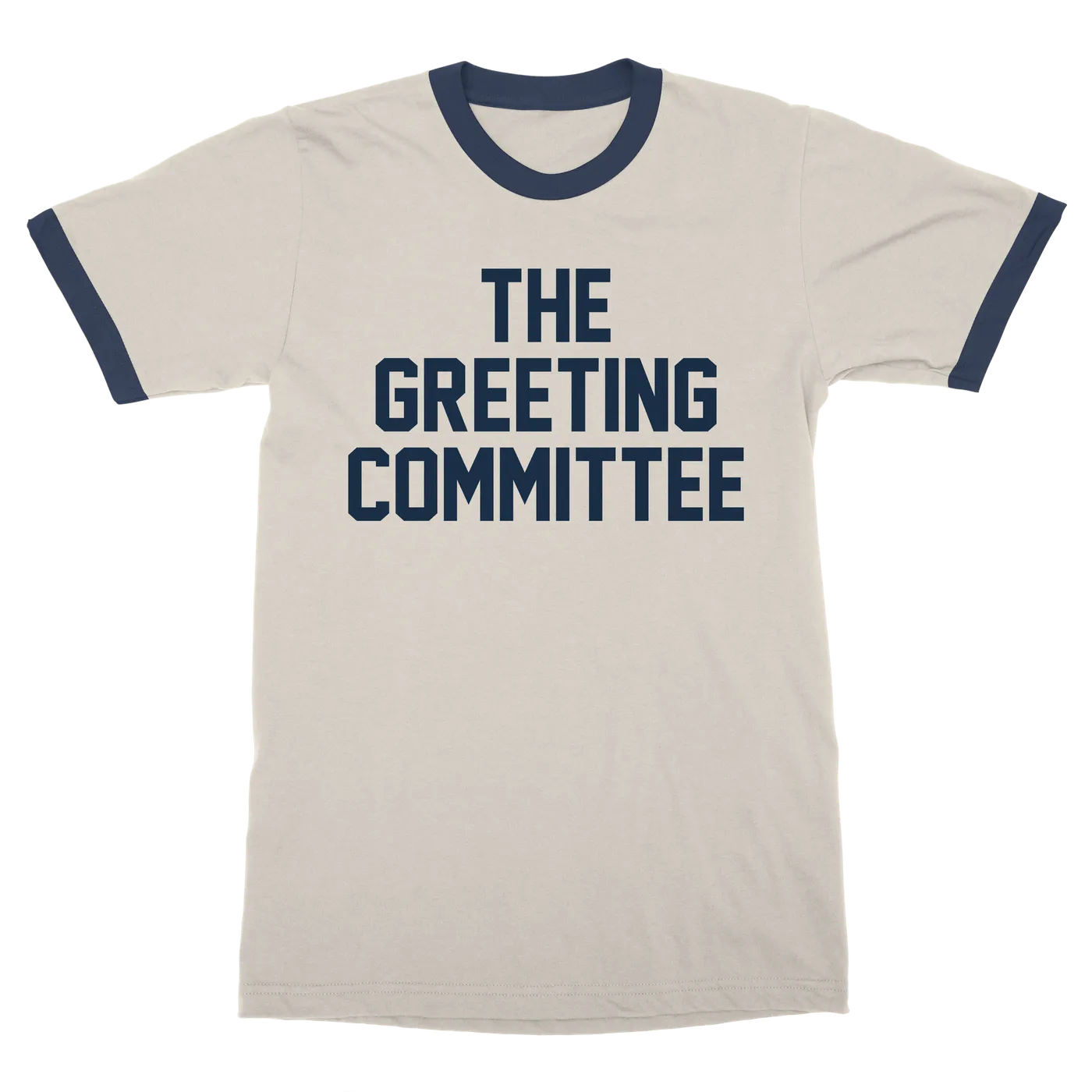 The Greeting Committee |  Natural Ringer T-Shirt