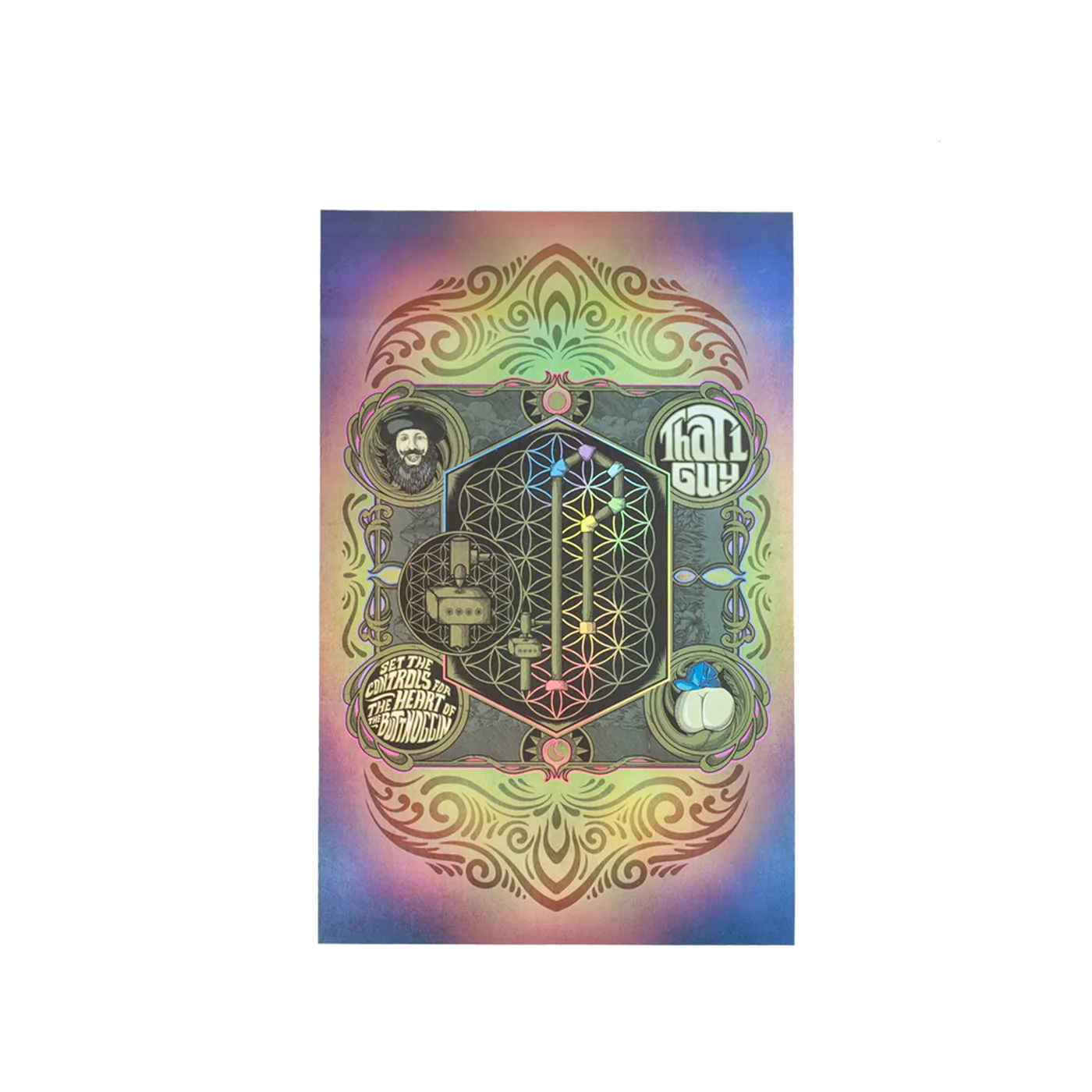 That 1 Guy | Set The Controls For The Heart Of The Buttnoggin Poster *SIGNED*