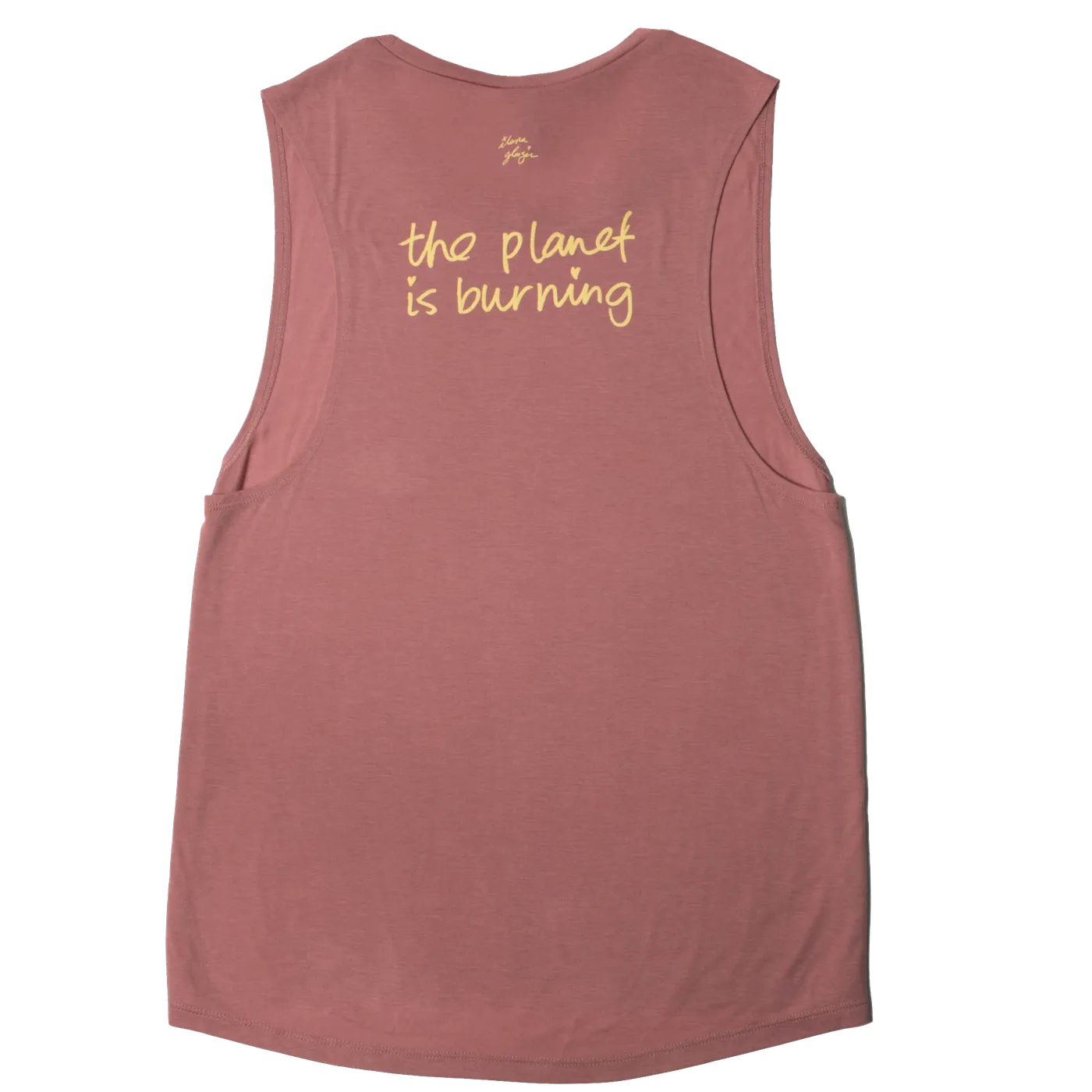 Ilana Glazer | Women's Fuck The Planet Is Burning Tank Top - Mauve