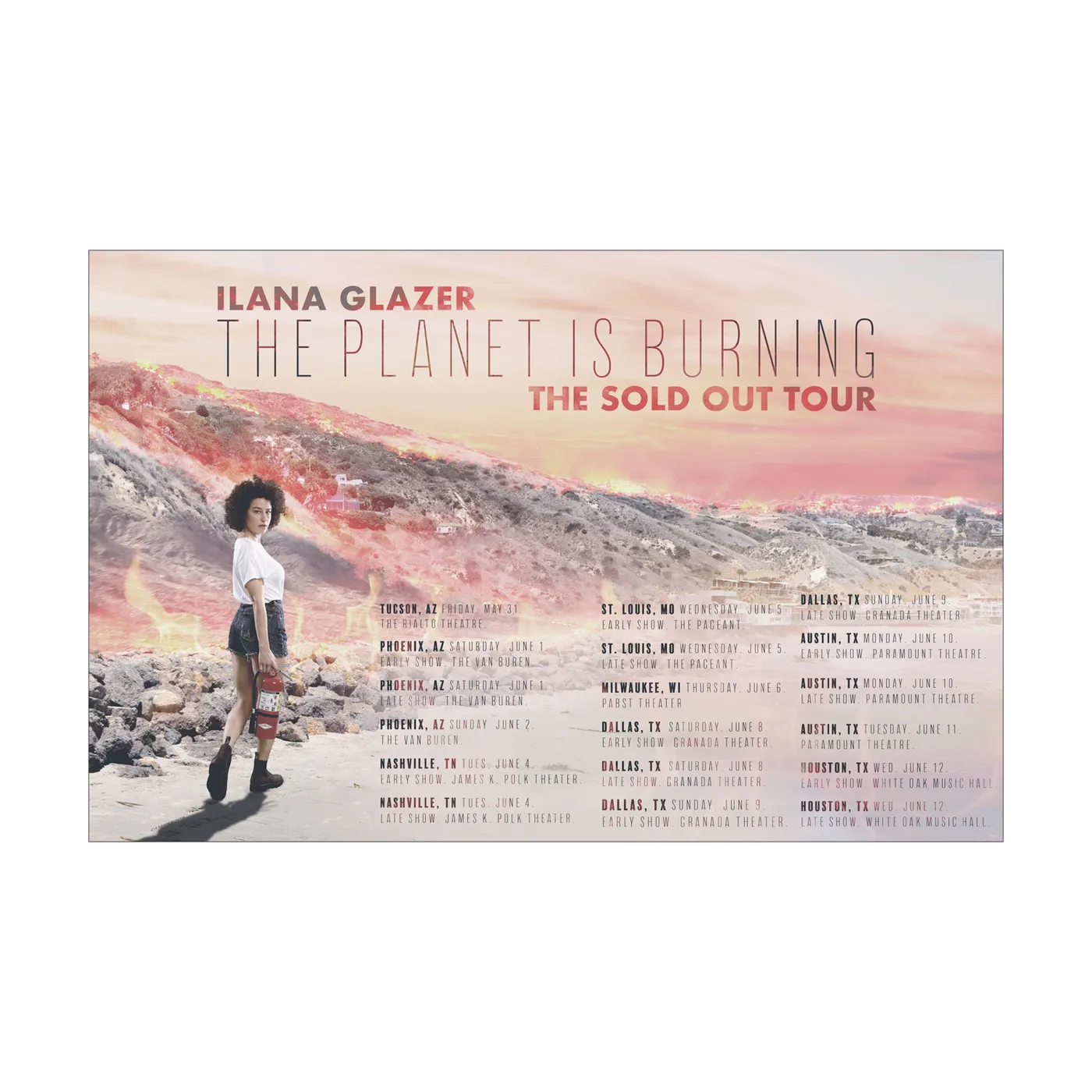 Ilana Glazer | The Planet Is Burning Tour Poster