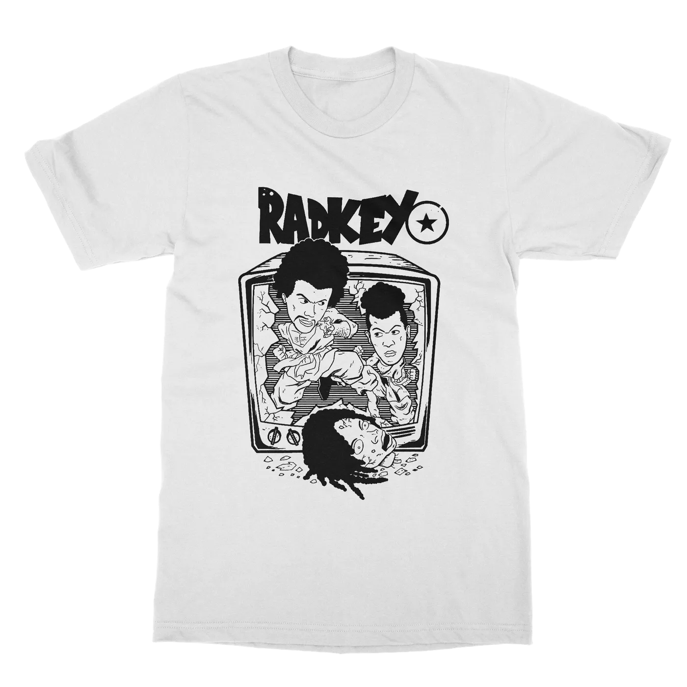 Radkey | Manga Style T-Shirt - White