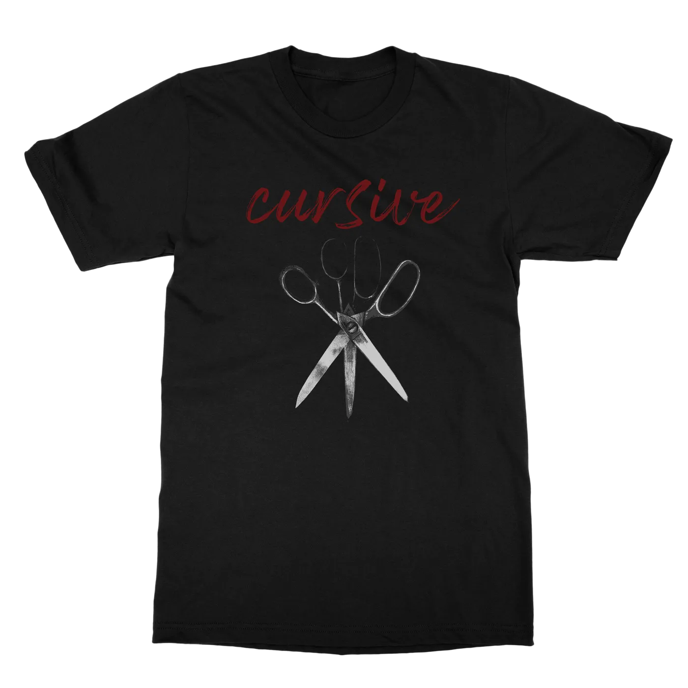 Cursive | Get Fixed 3 Color T-Shirt