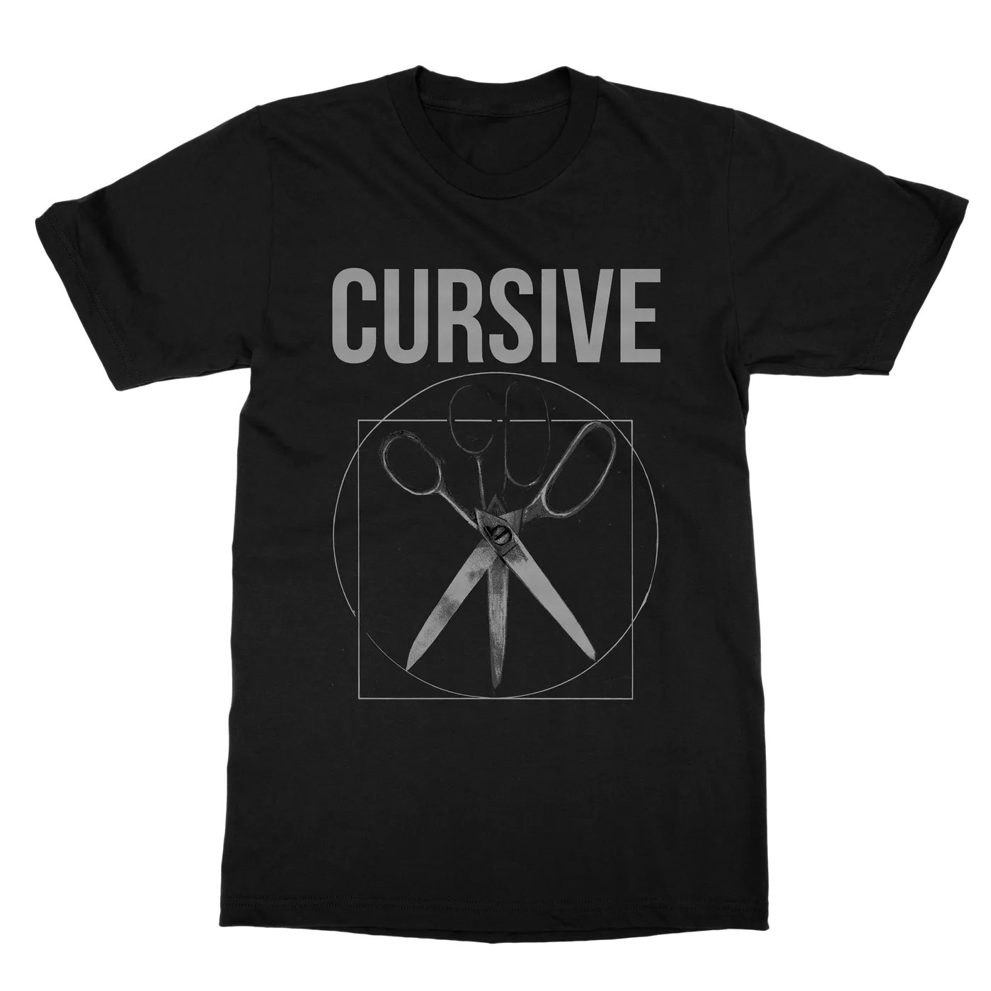 Cursive | Get Fixed Silver T-Shirt