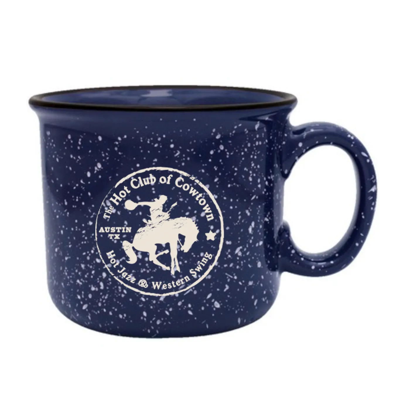 The Hot Club of Cowtown Hot Club Of Cowtown | Horse Logo Mug - Blue