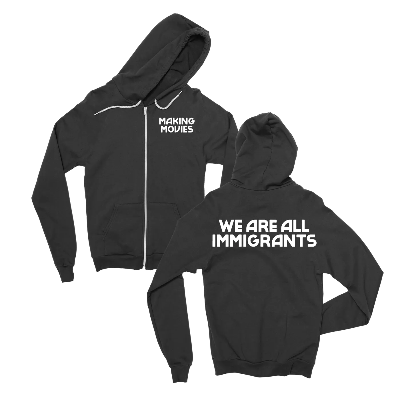 Making Movies | We Are All Immigrants Hoodie - Black