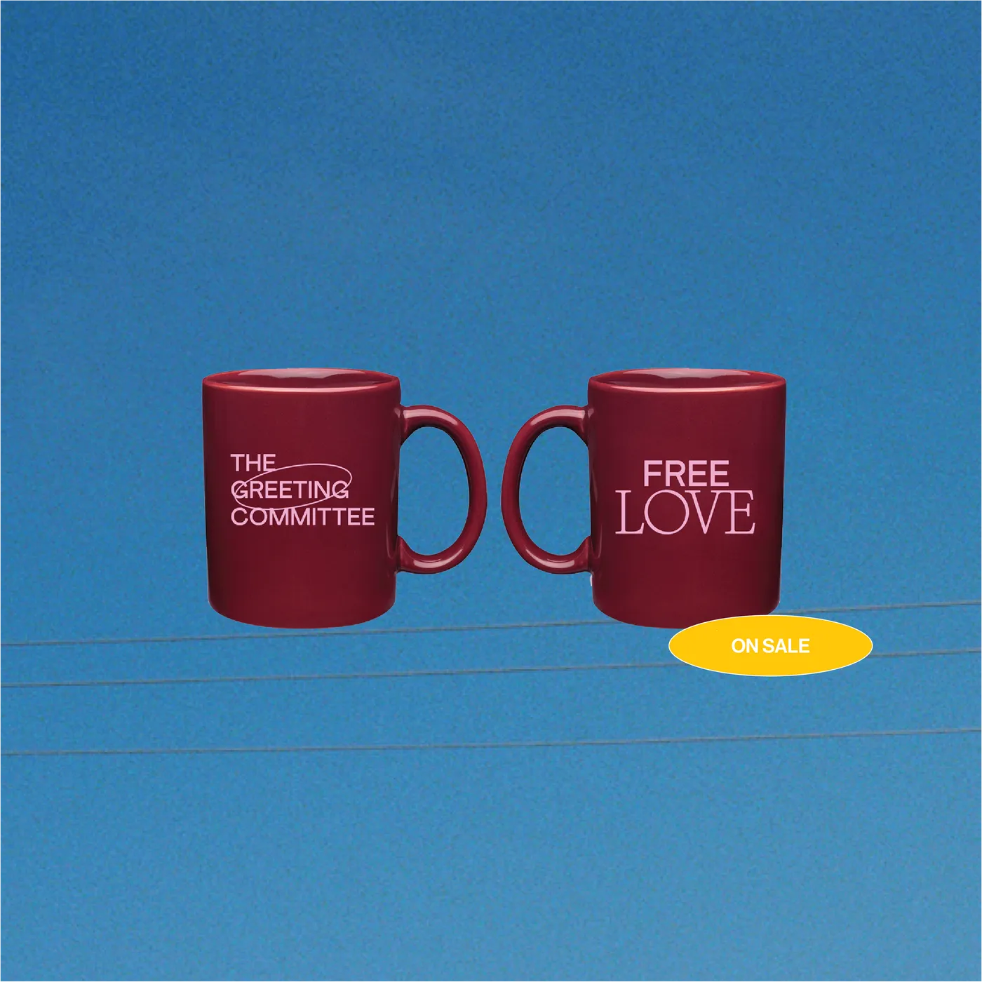 The Greeting Committee | Free Love Mug