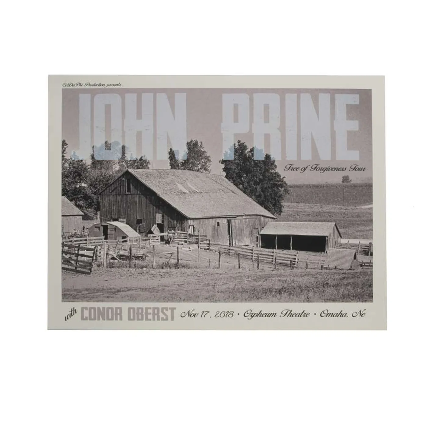 Conor Oberst | 18X24 Conor Oberst & John Prine at The Orpheum Theater Poster