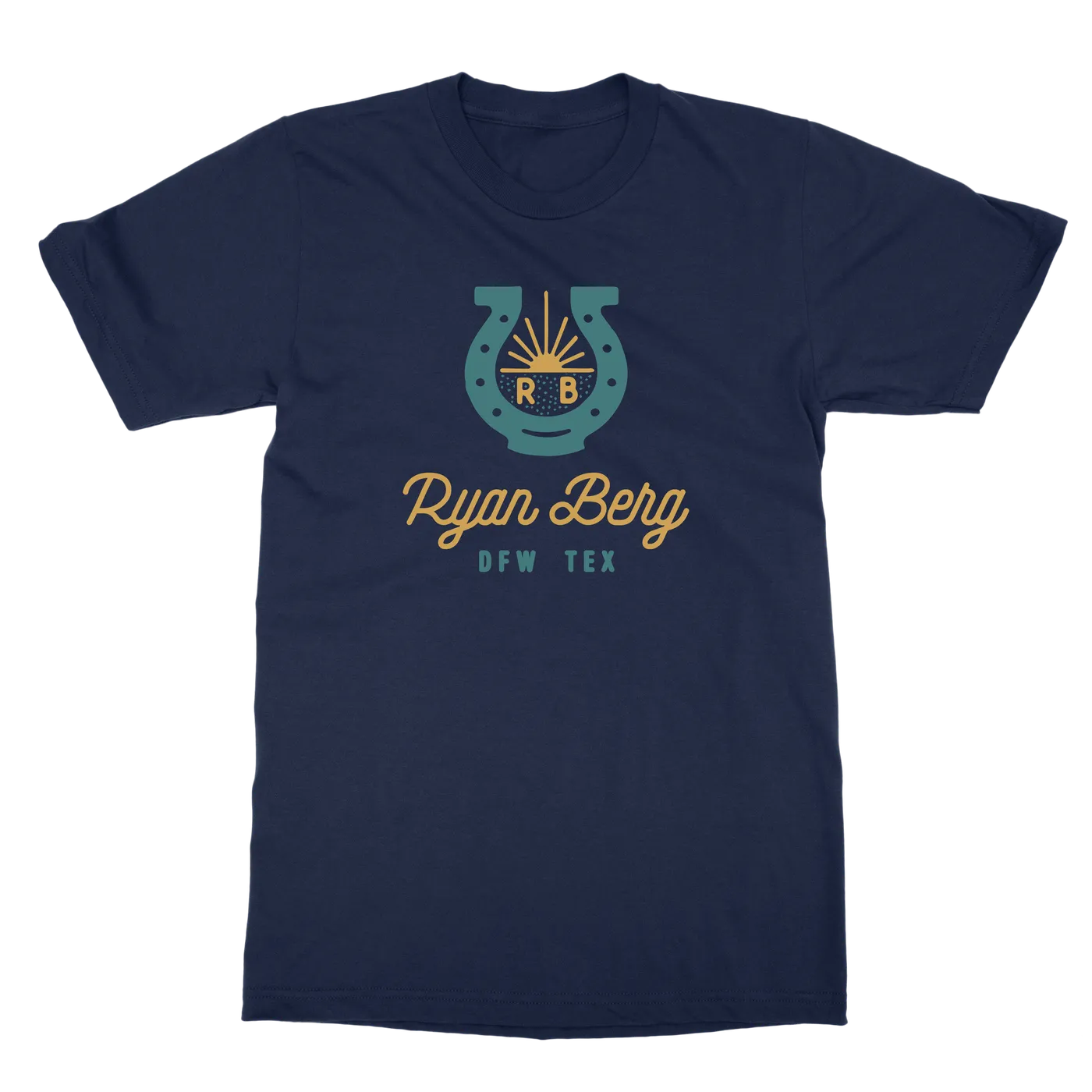 Ryan Berg | Horseshoe Sunset T-Shirt - Navy Unisex