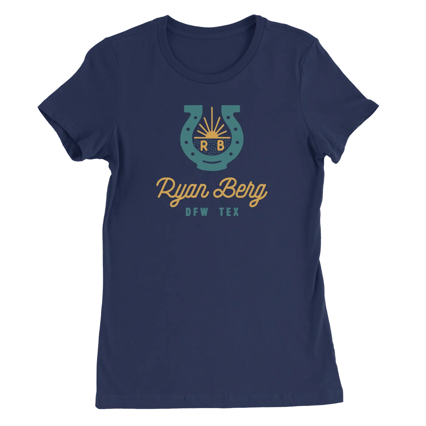 Ryan Berg | Horseshoe Sunset T-Shirt - Navy Women's