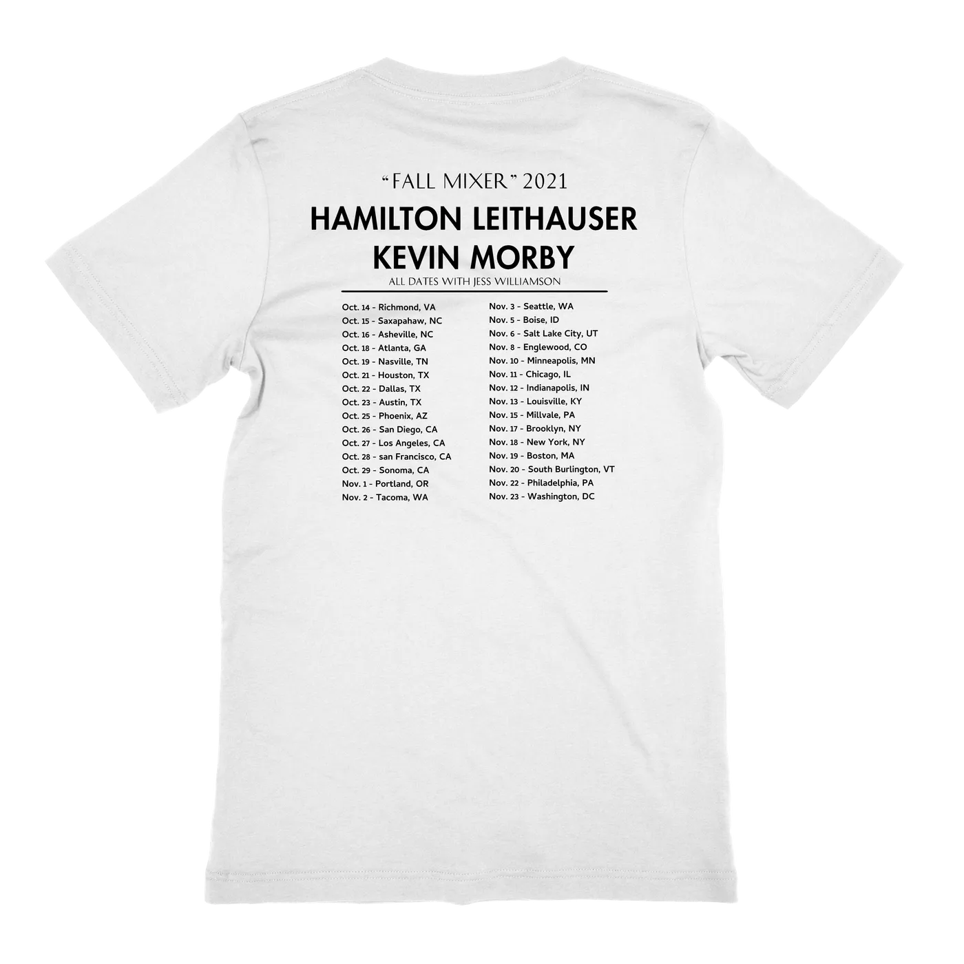 Kevin Morby | Fall Mixer Tour T-Shirt
