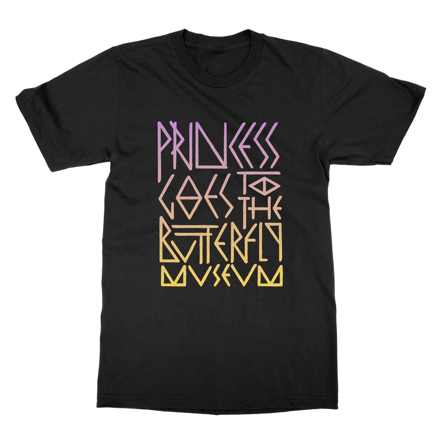 Princess Goes To The Butterfly Museum | Words T-Shirt