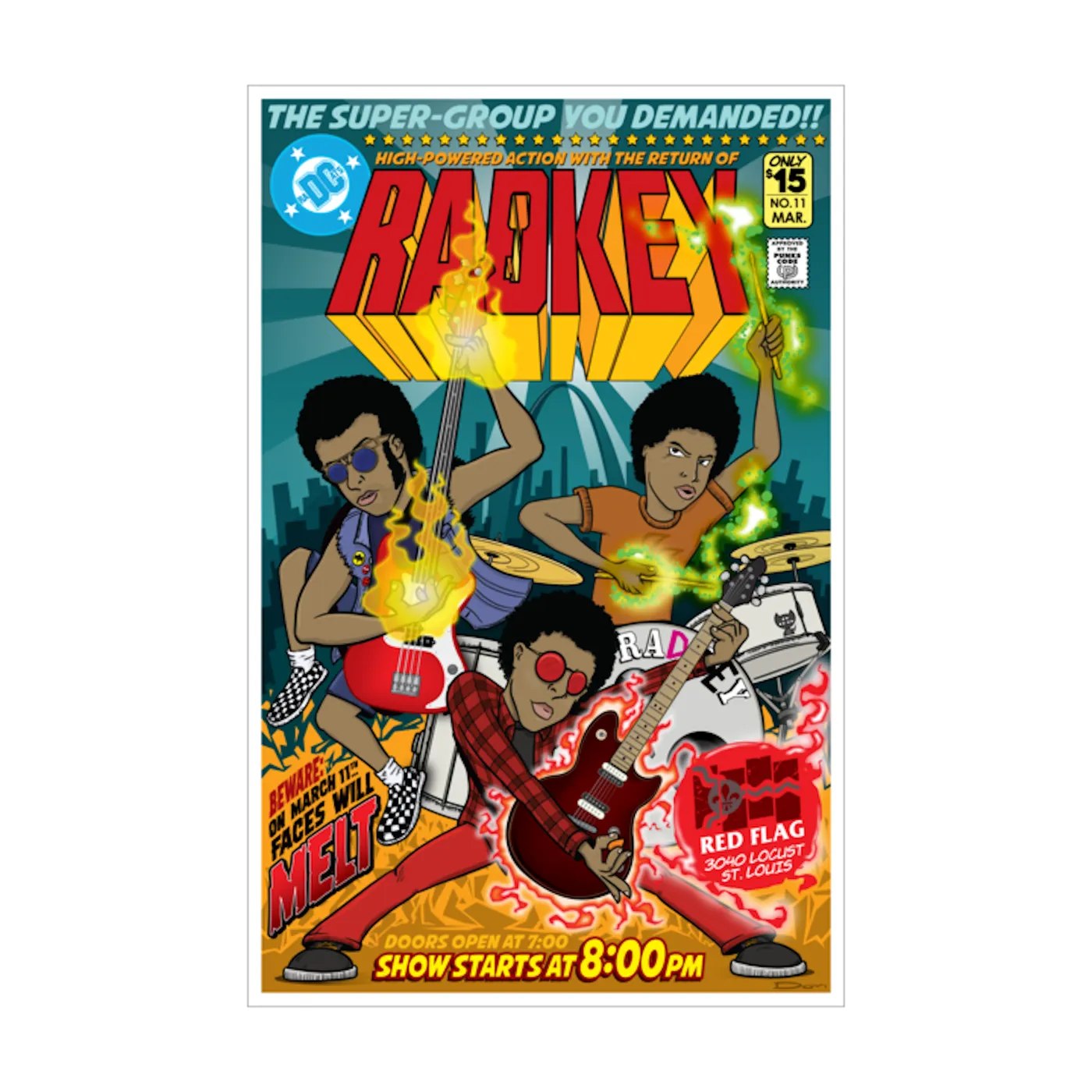 Radkey | Red Flag - 3.11.22 Poster