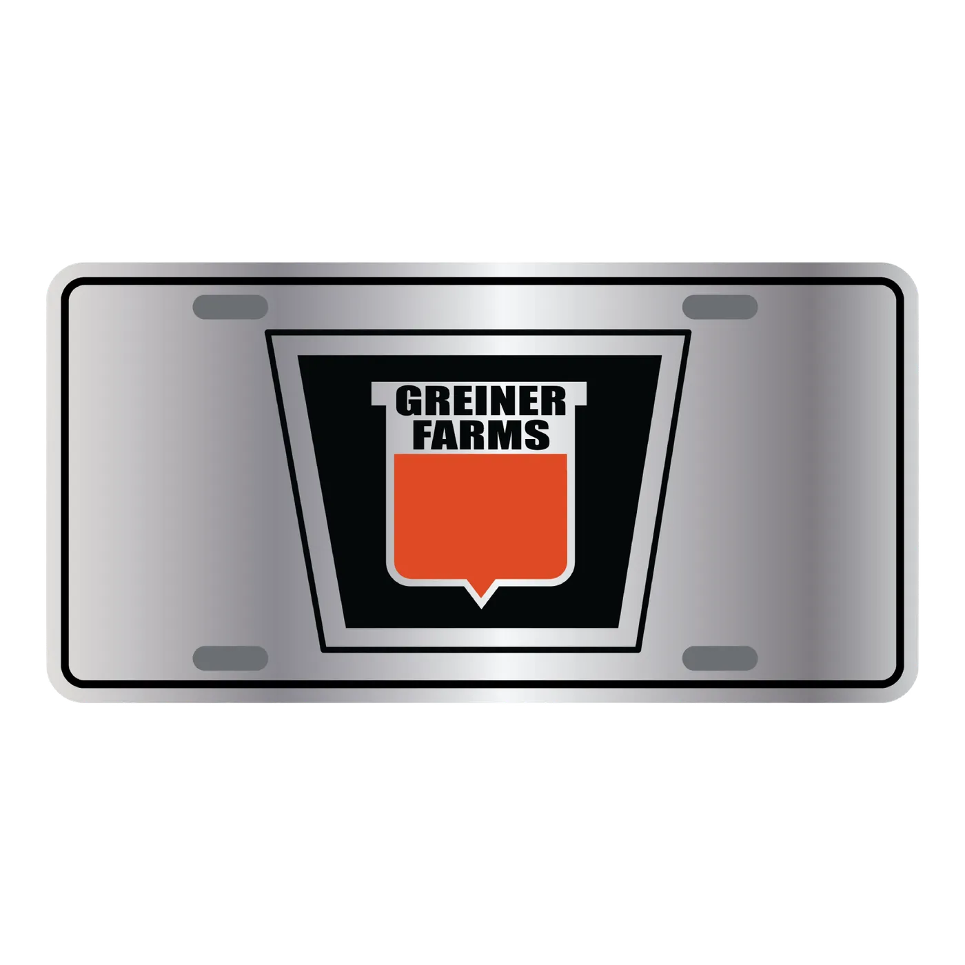 Greiner Farms | Logo License Plate