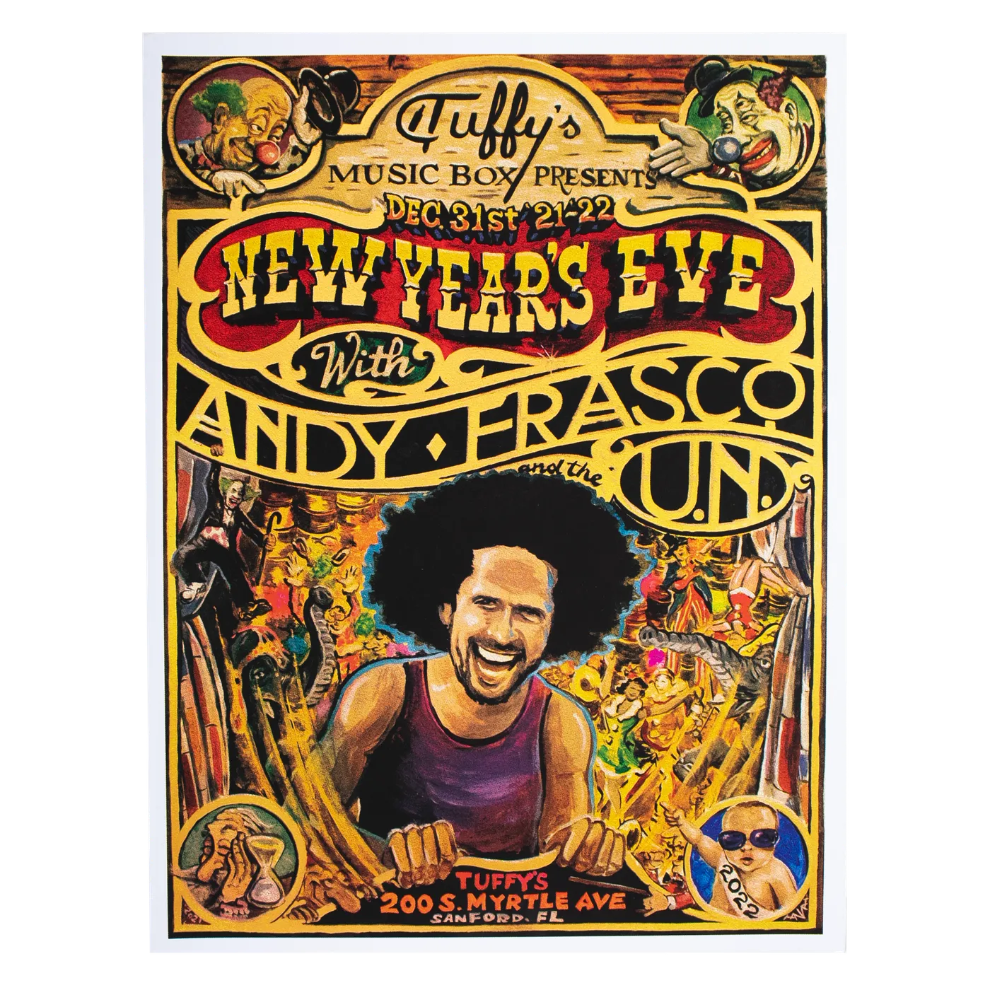 Andy Frasco | NYE 2021 Poster