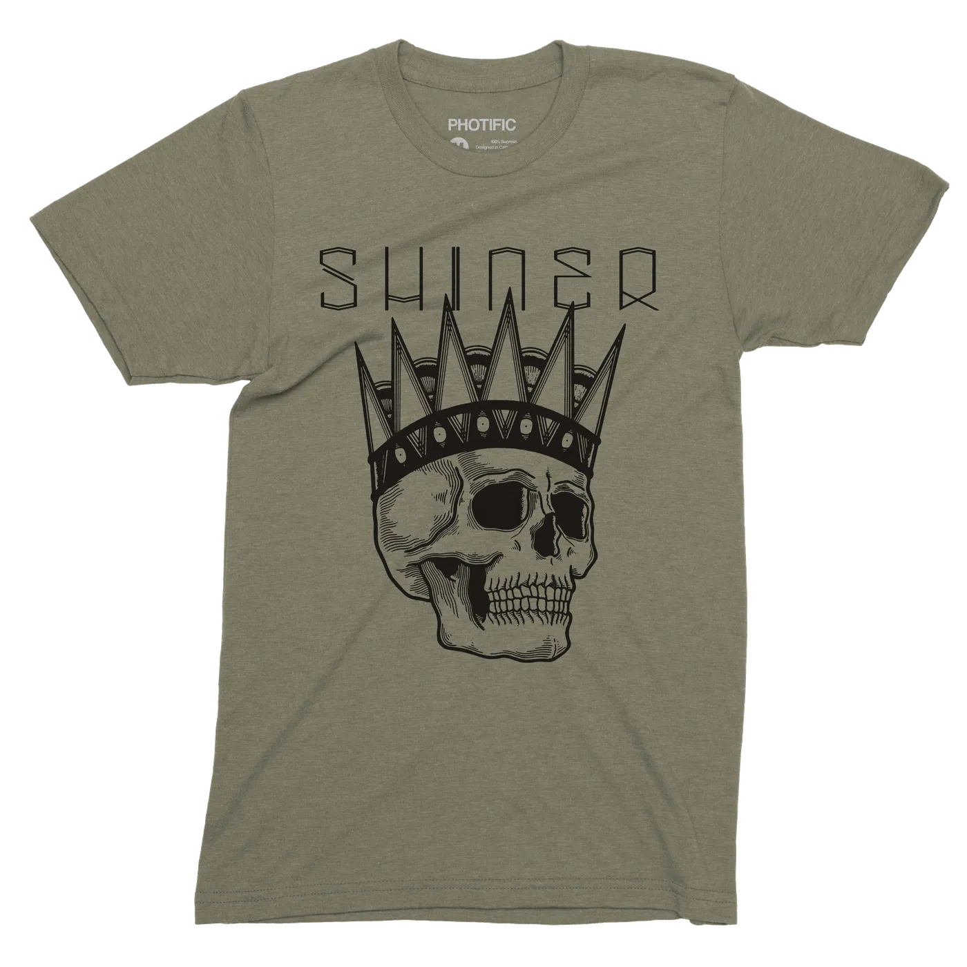 Shiner | David Cook Skull T-Shirt - Green