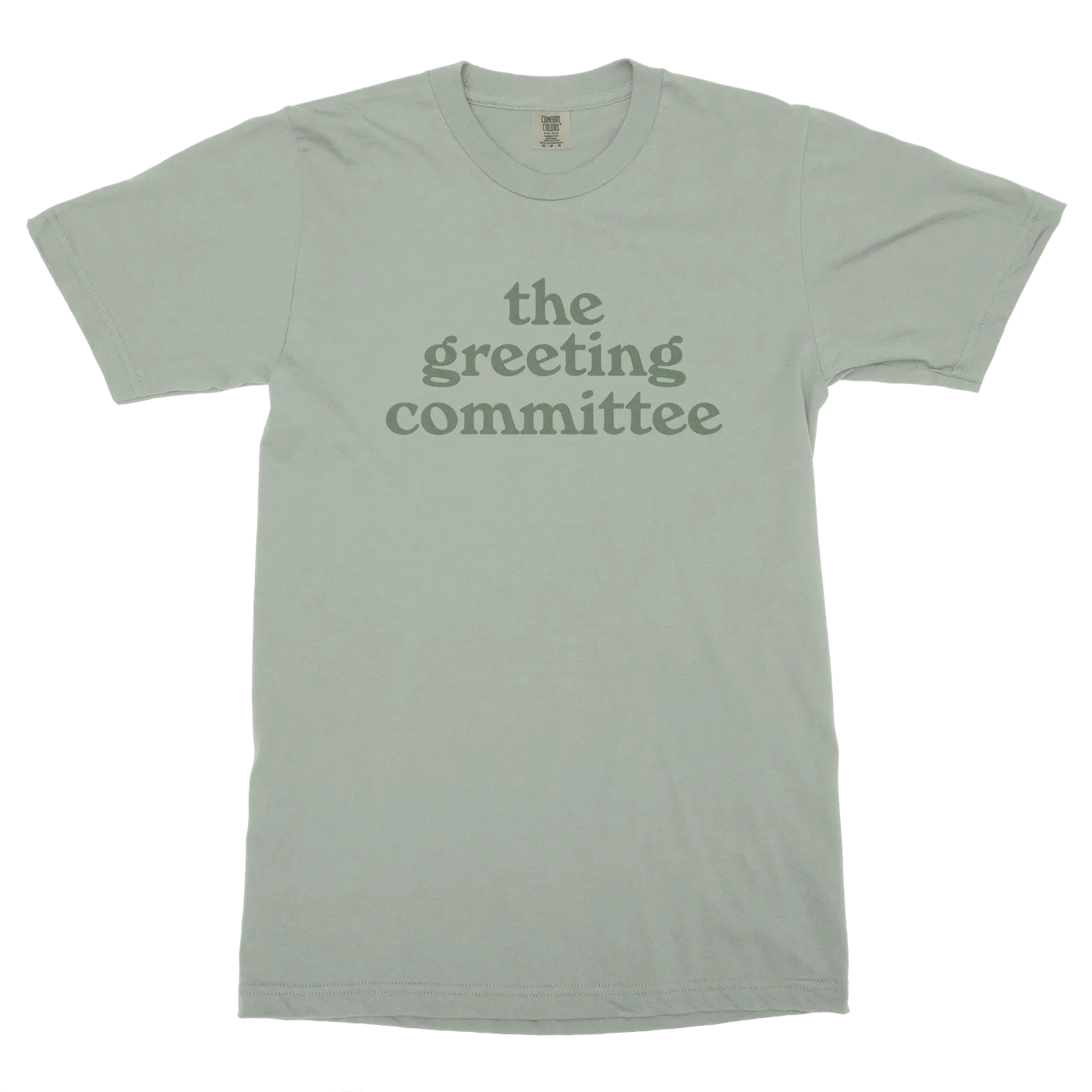 The Greeting Committee | Green Welcome T-Shirt