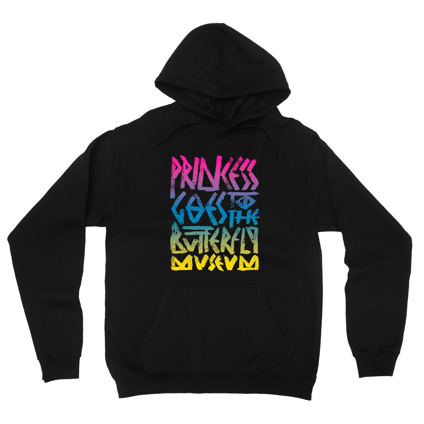 Princess Goes To The Butterfly Museum | Graffiti Hoodie