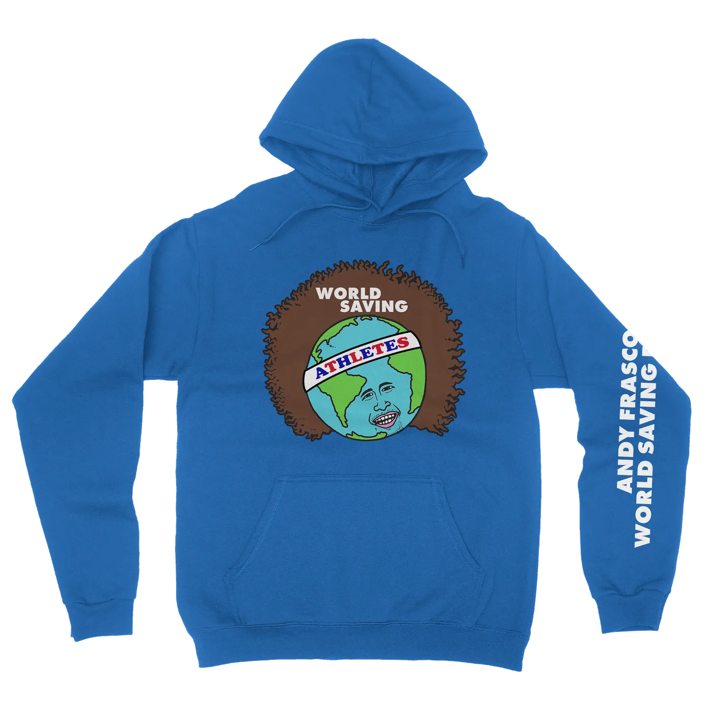 Andy Frasco | World Saving Athletics Hoodie - Blue