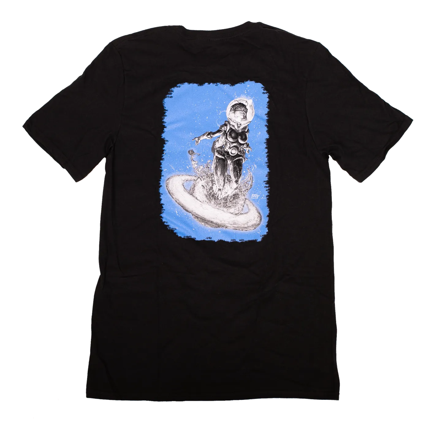 Planet Comicon | Space Girl T-Shirt - Black