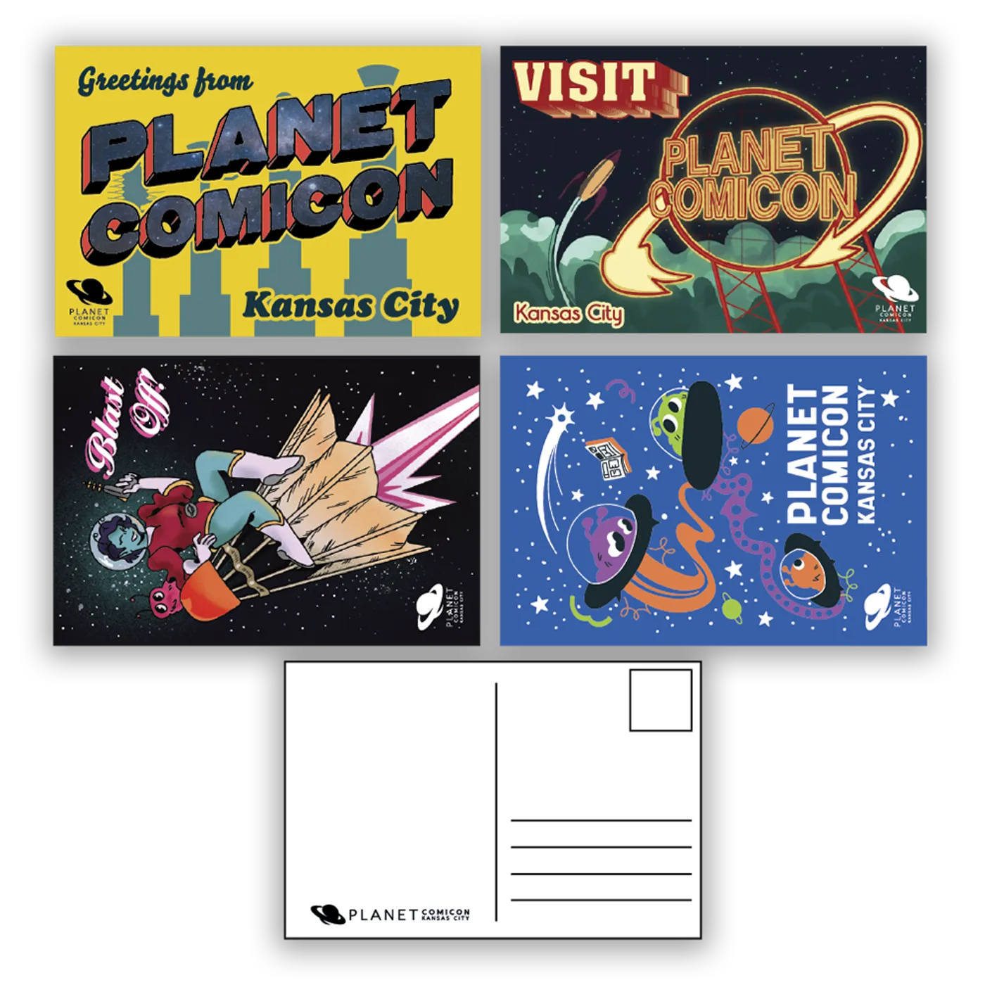 Planet Comicon | Postcard Set