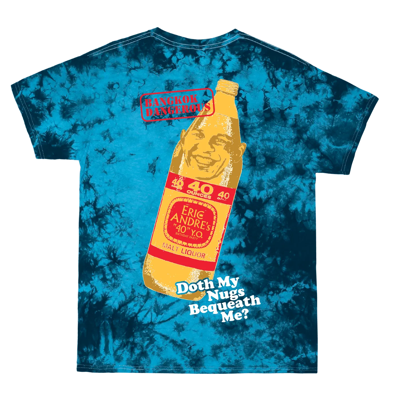 Eric Andre | Doth My Nugs Blue Tie Dye T-Shirt *PREORDER*