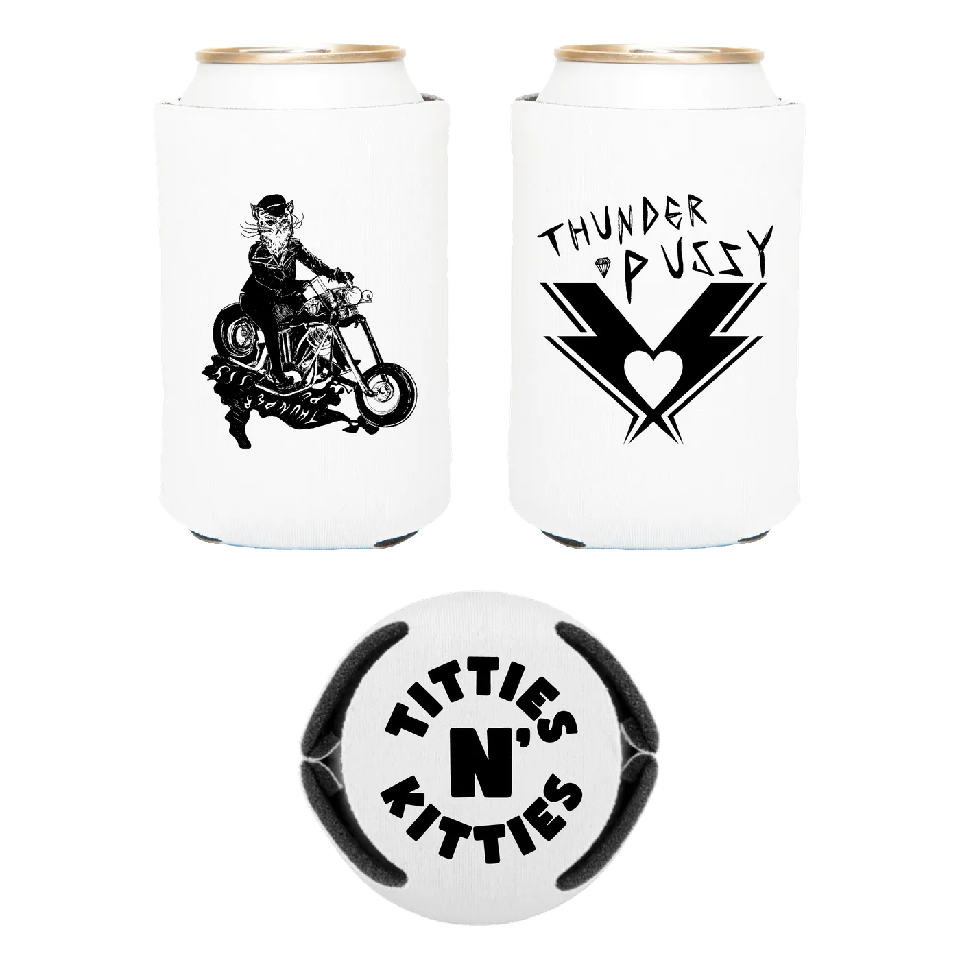 Thunderpussy | Biker Cat Can Cooler