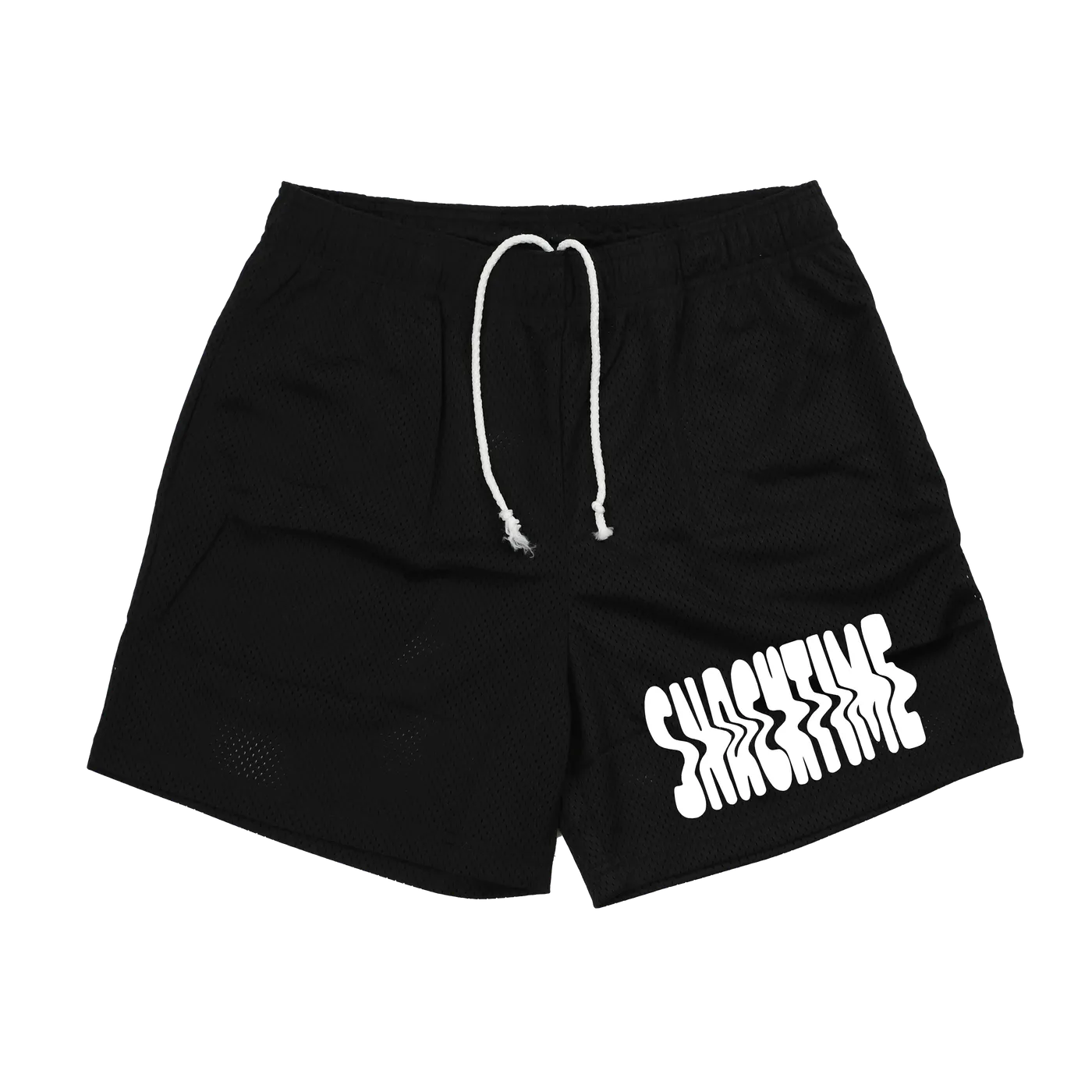 Snacktime | Mesh Shorts - Black & White