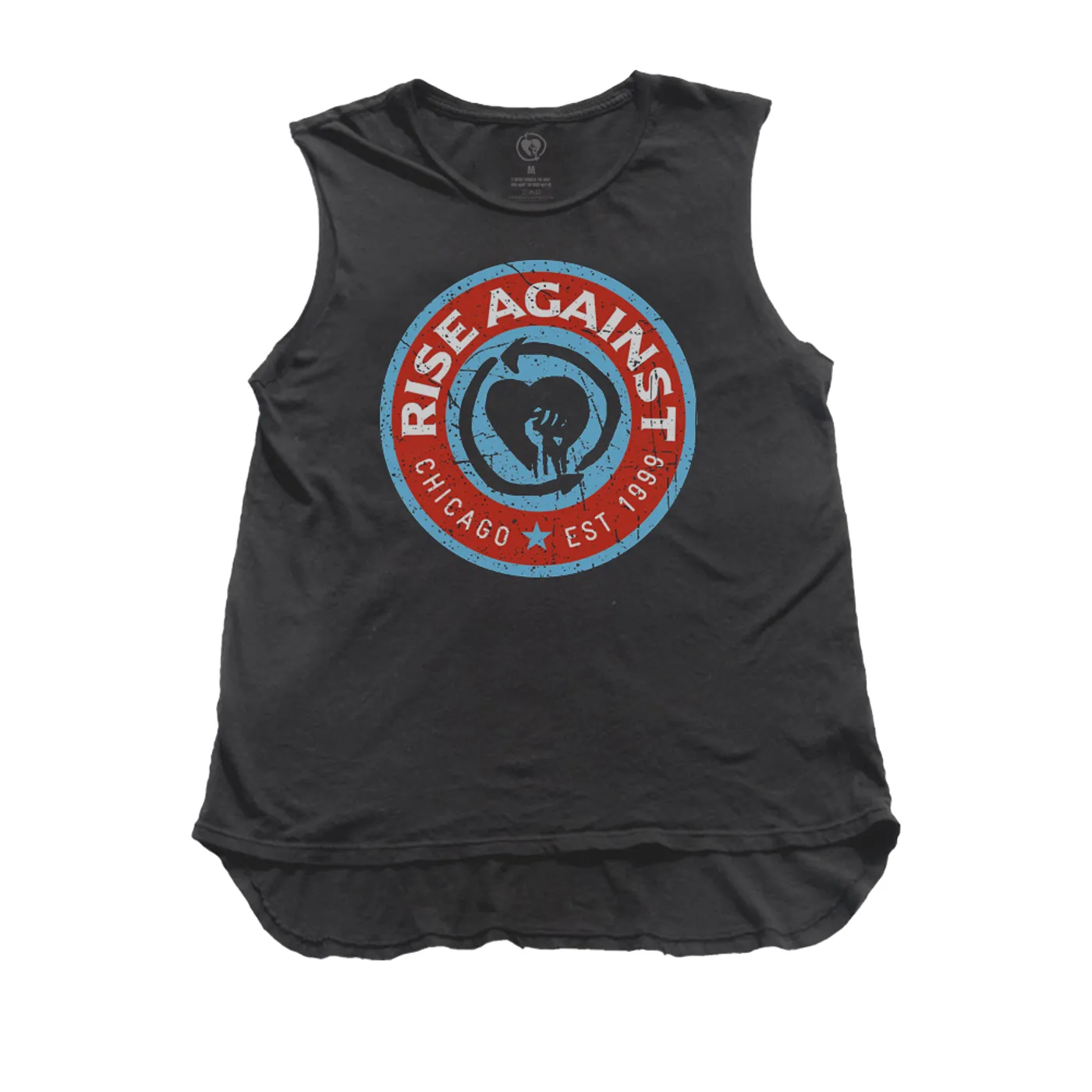 Rise Against Circle Tank Top (Black)