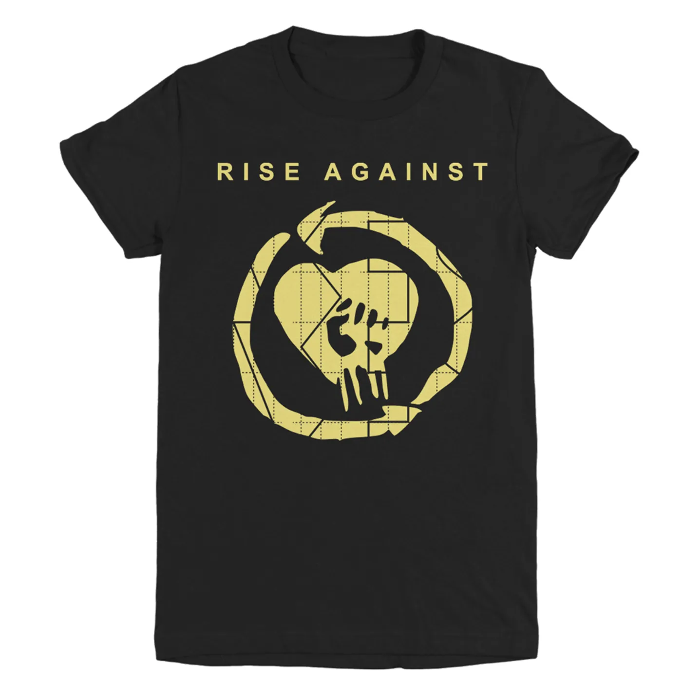 Rise Against TGNS HeartFist Women's Tee (Black)