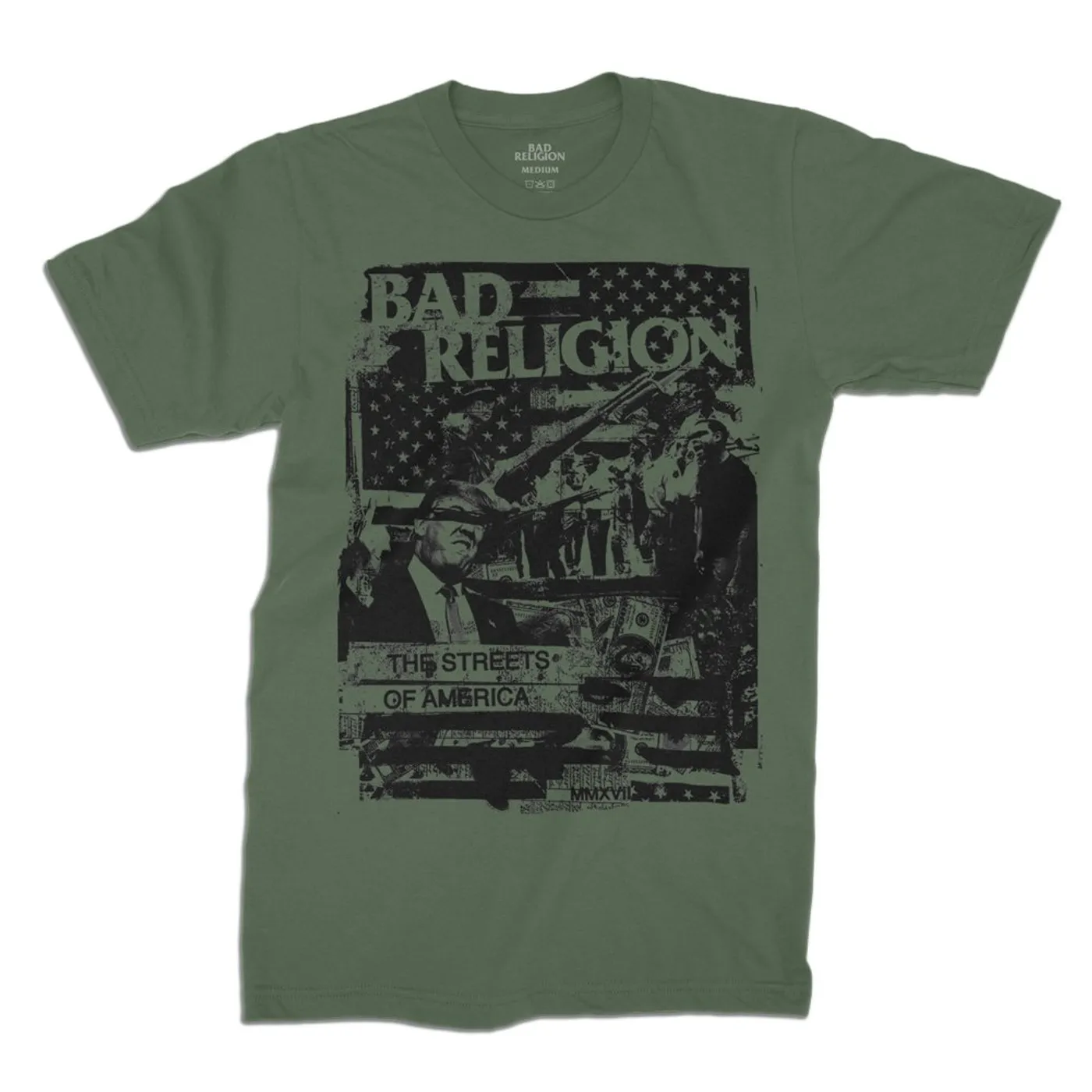 Bad Religion The Streets of America Tee (Army Green)