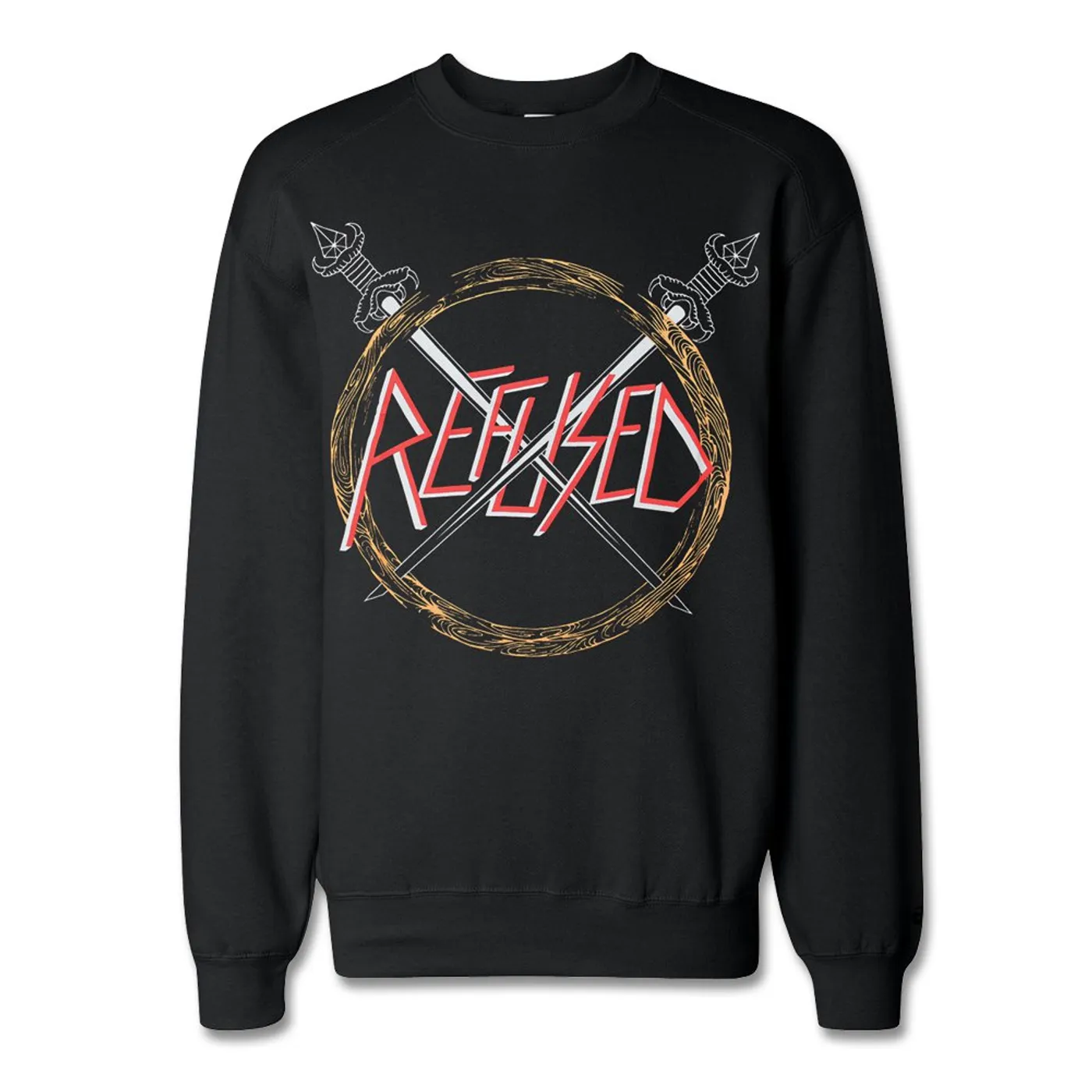 Refused Slayed Crewneck Sweatshirt (Black)