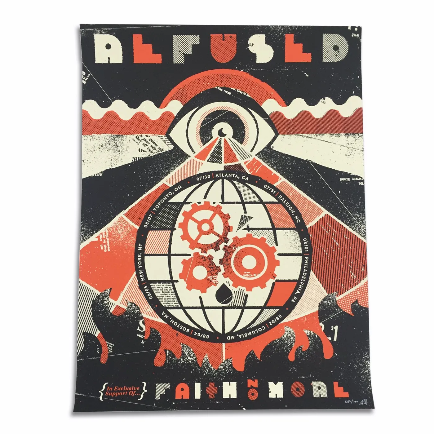 Refused Faith No More Tour Print