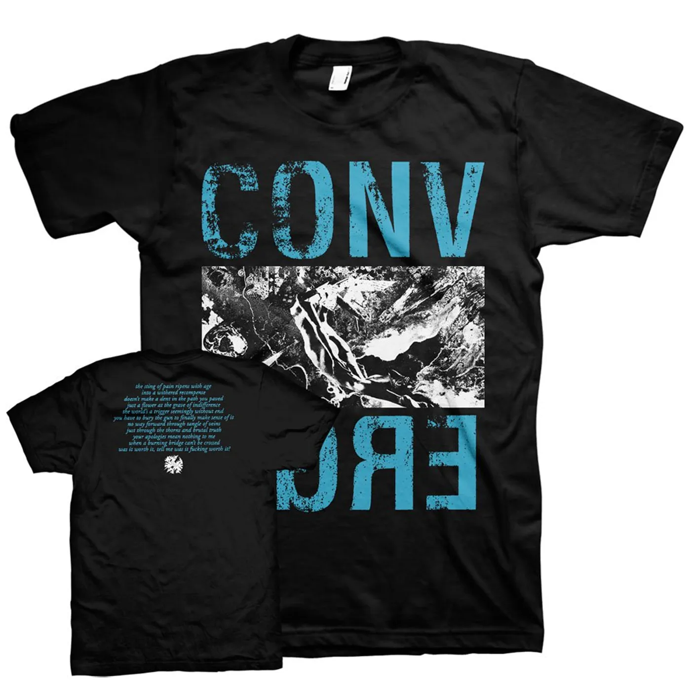 Converge Trigger Tee (Turquoise Blue/Black)