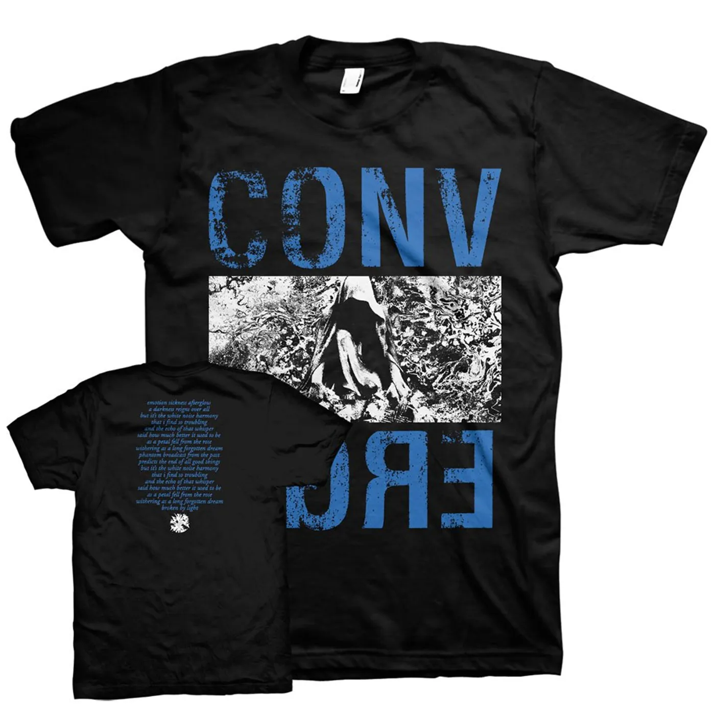 Converge Broken By Light Tee (Light Blue/Black)