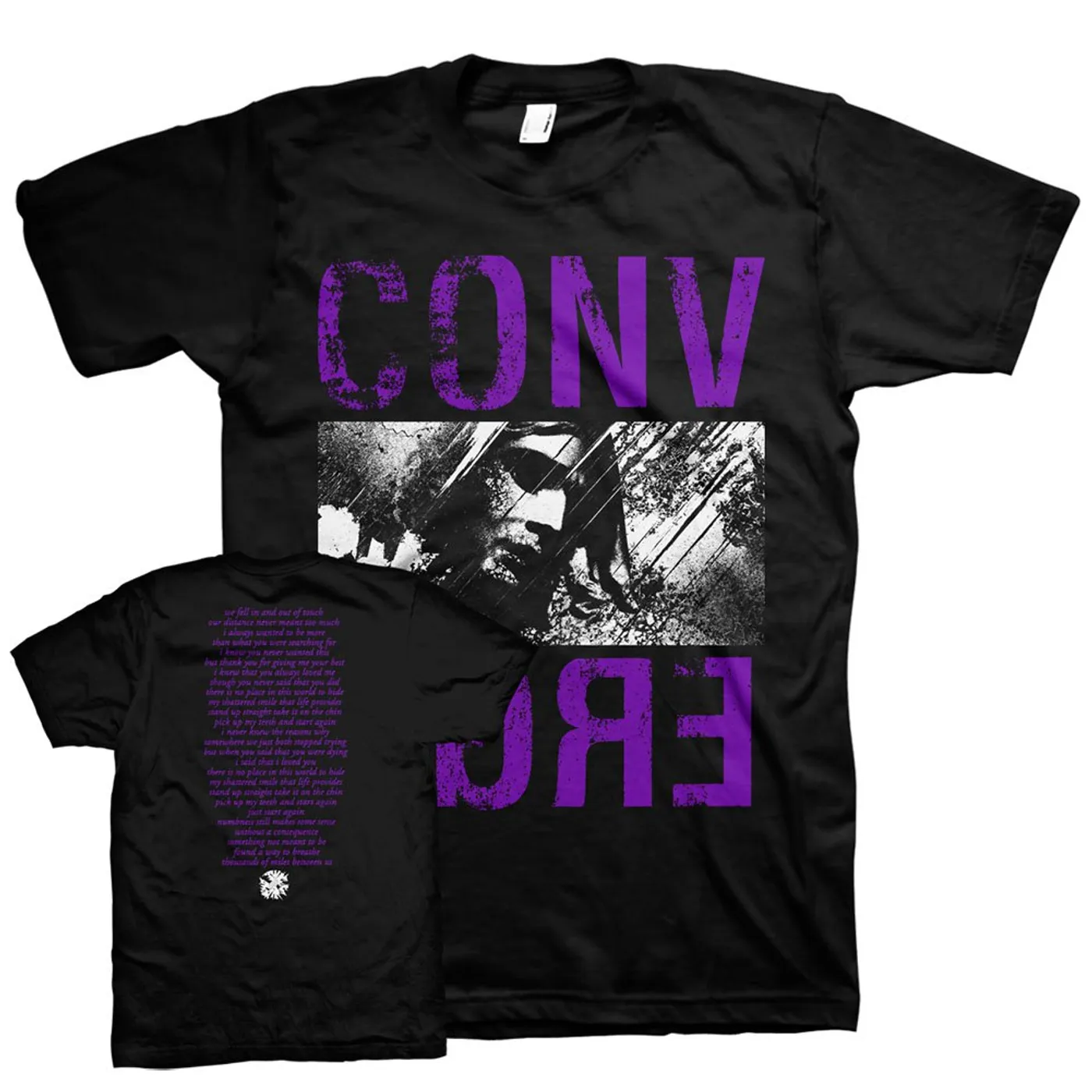 Converge Thousands Of Miles Between Us Tee (Purple/Black)