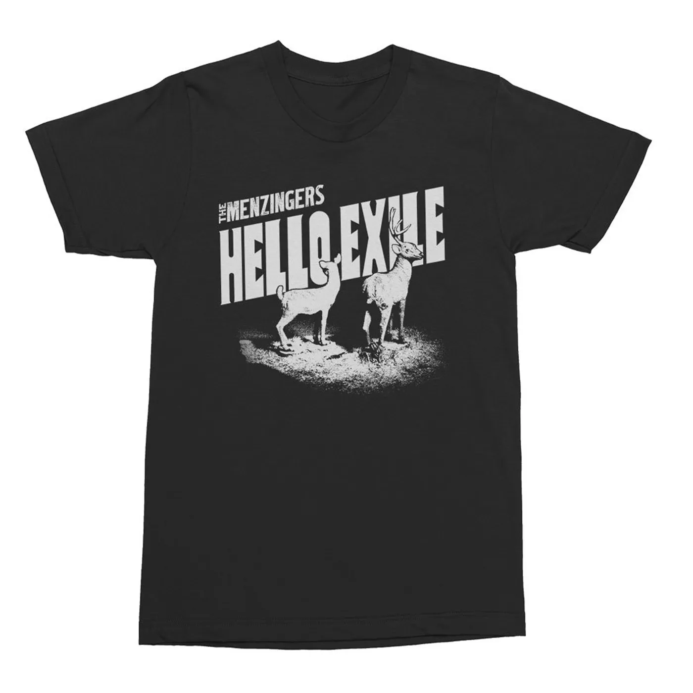 The Menzingers Hello Exile Postcard Tee (Black)