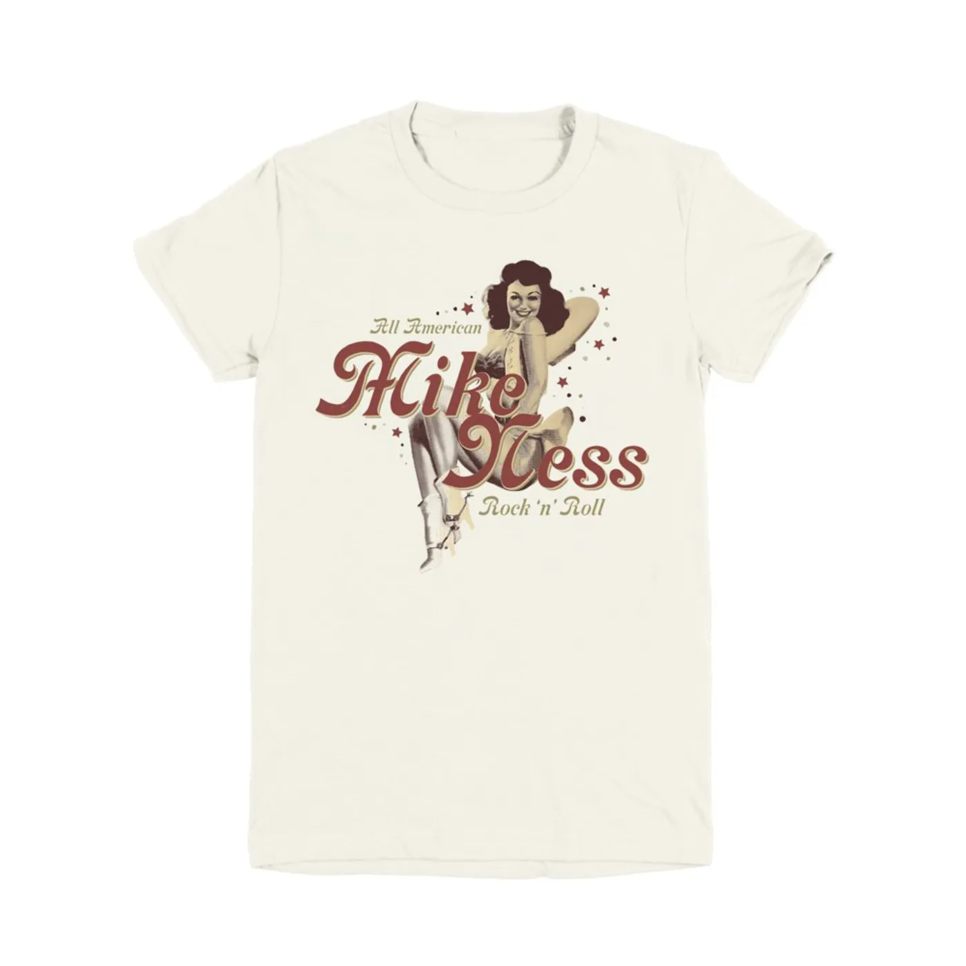 Mike Ness Western Girl Women's T-Shirt (Natural)