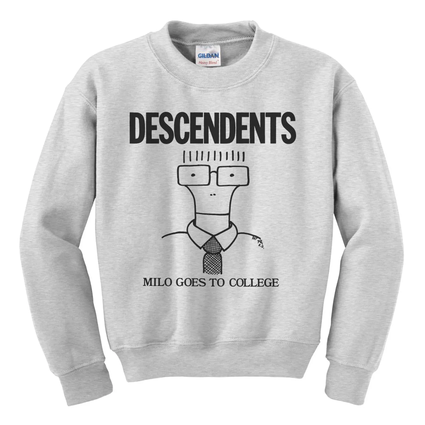 Descendents Milo Goes to College Crewneck (Heather Gray)