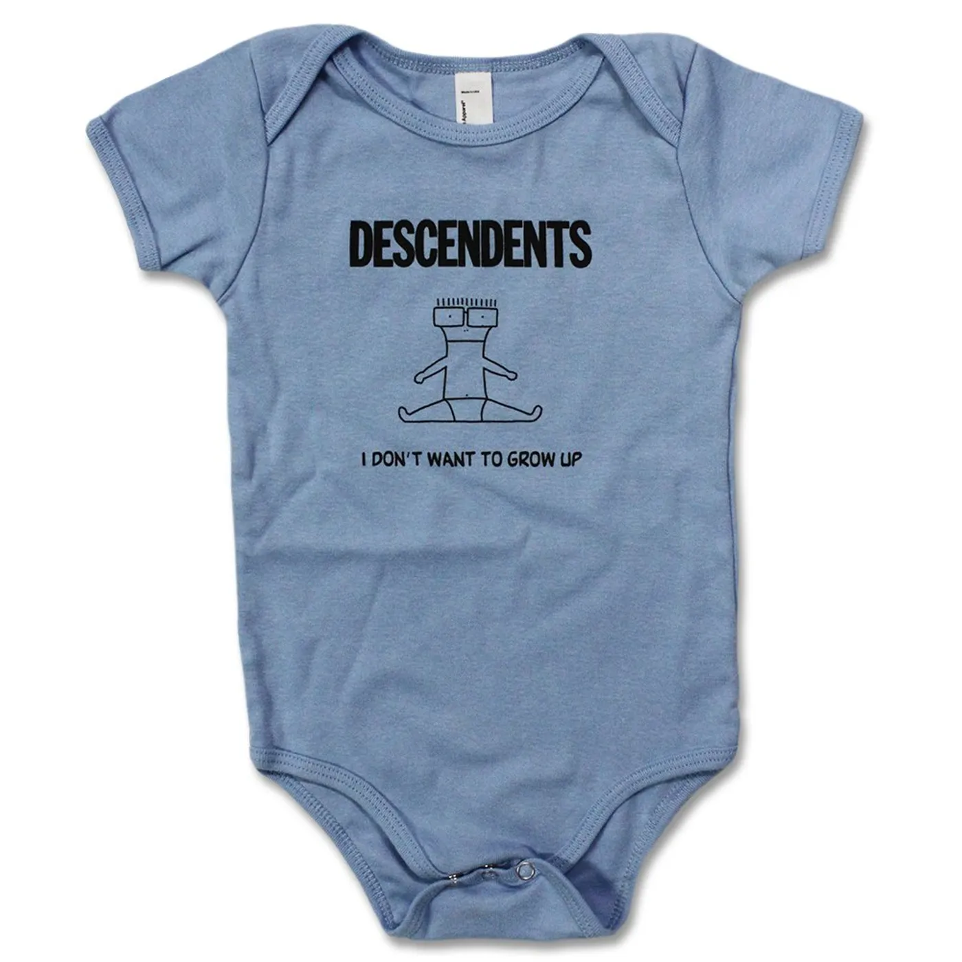 Descendents I Don't Want To Grow Up Onesie (Blue)