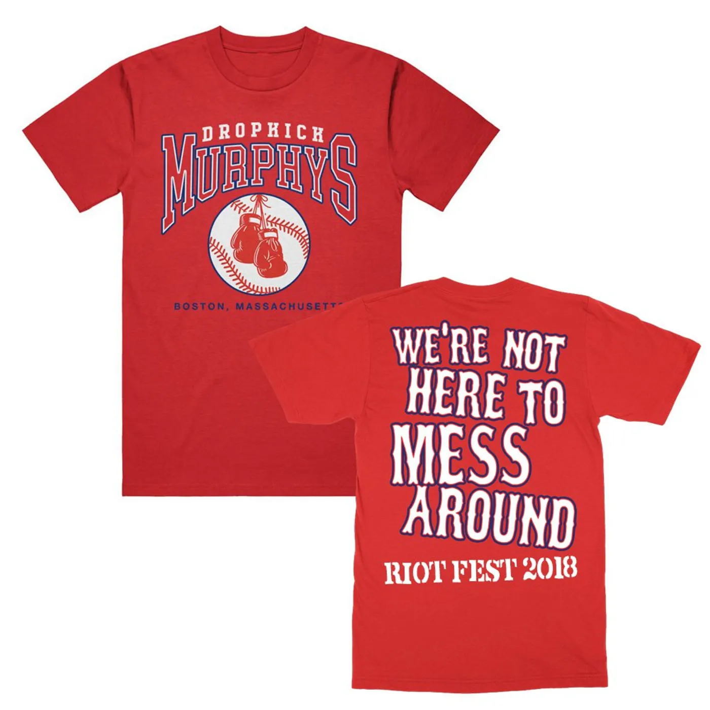 Dropkick Murphys Riot Fest 2018 Event Tee (Red)