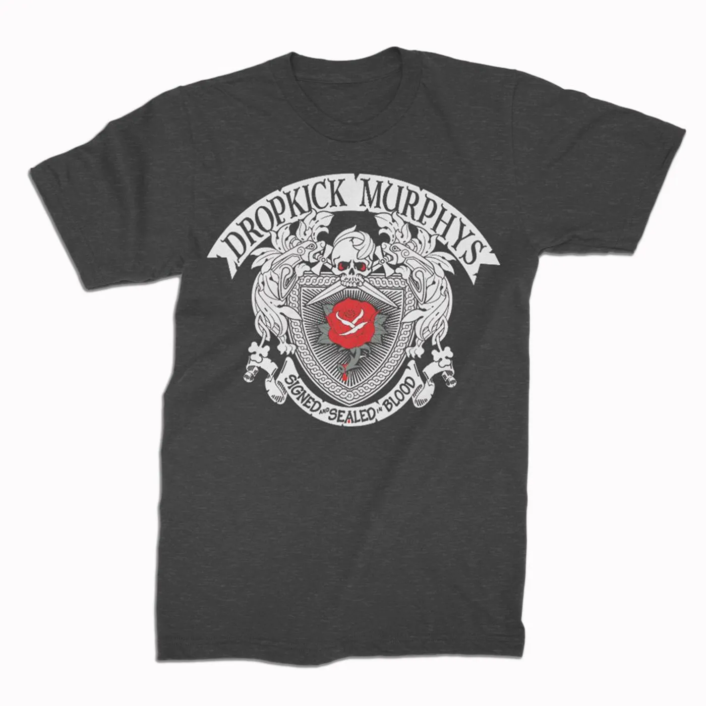 Dropkick Murphys Signed and Sealed In Blood Rose Tattoo Tee