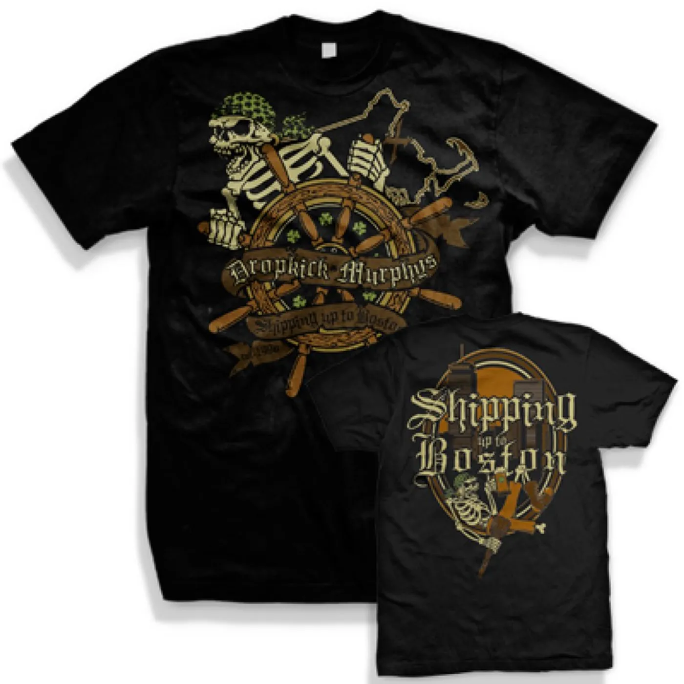 Dropkick Murphys Shipping Up To Boston Tee (Black)