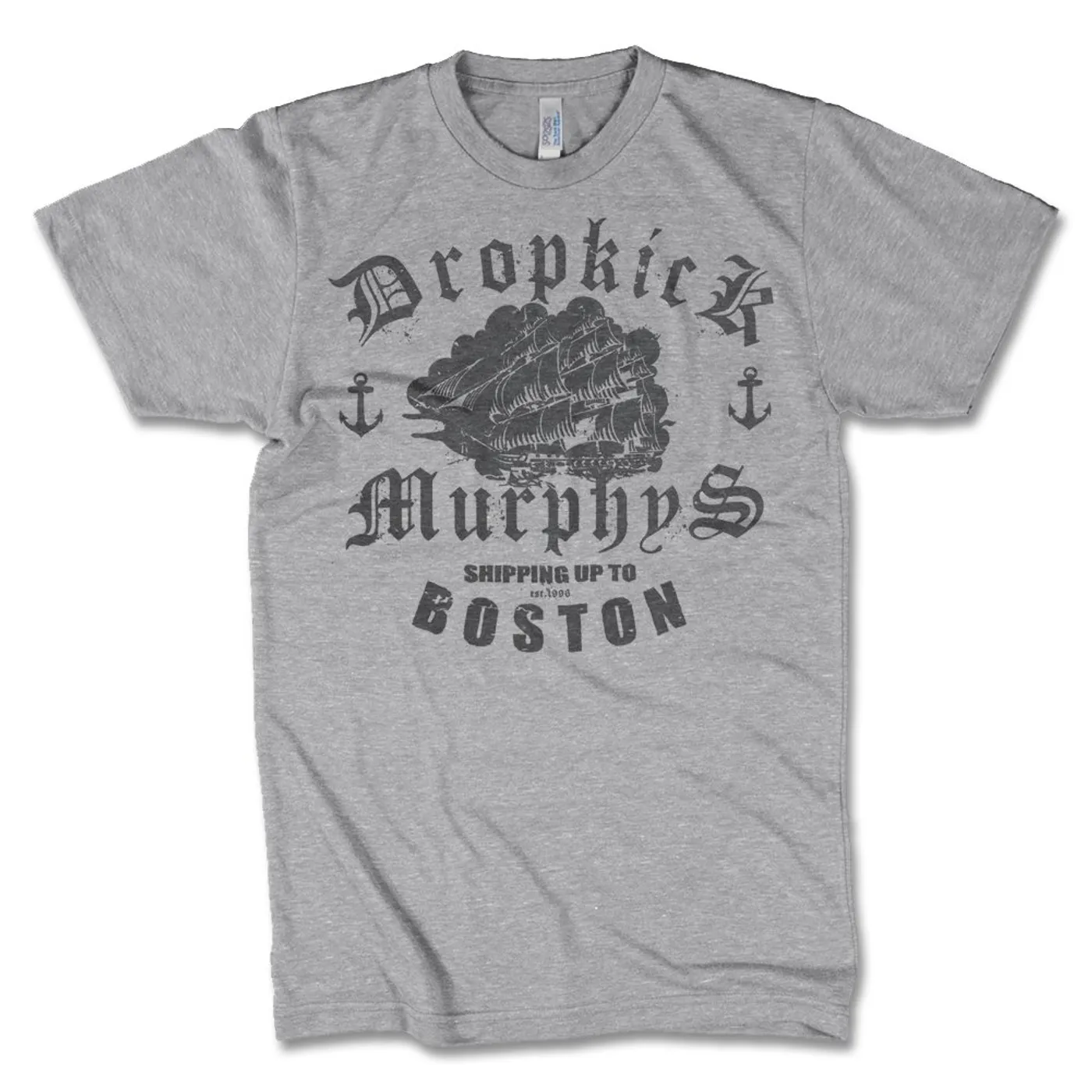 Dropkick Murphys Shipping Up To Boston Tee (Heather Gray)