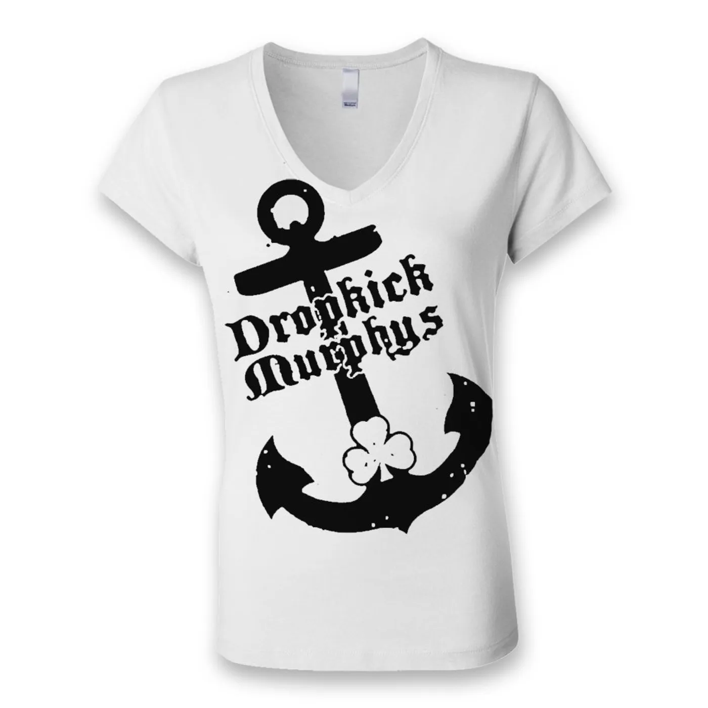 Dropkick Murphys Anchor V-Neck - Women's T-Shirt