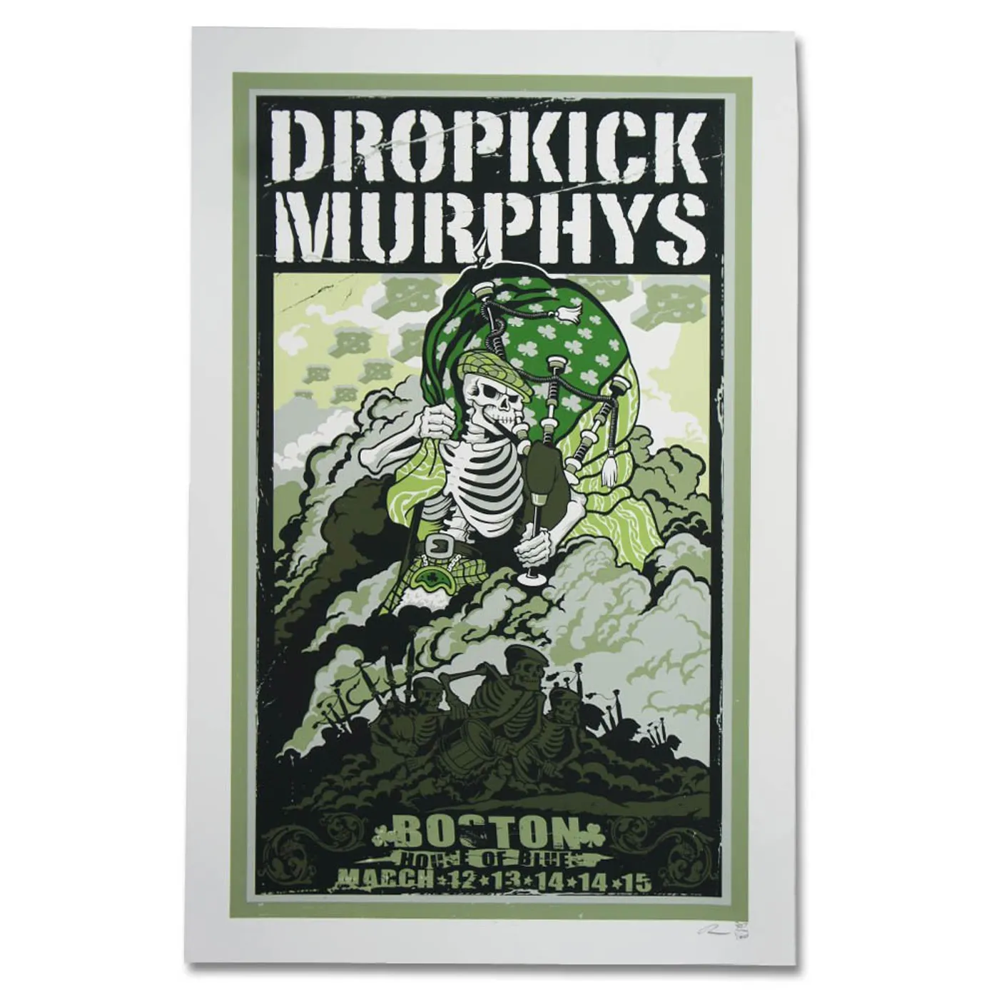 Dropkick Murphys 2015 St. Paddys Day Show Print