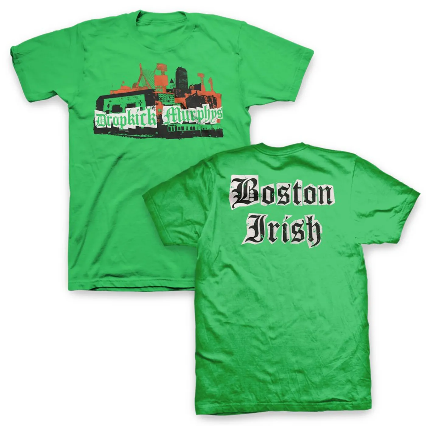 Dropkick Murphys Boston Irish Collage Tee