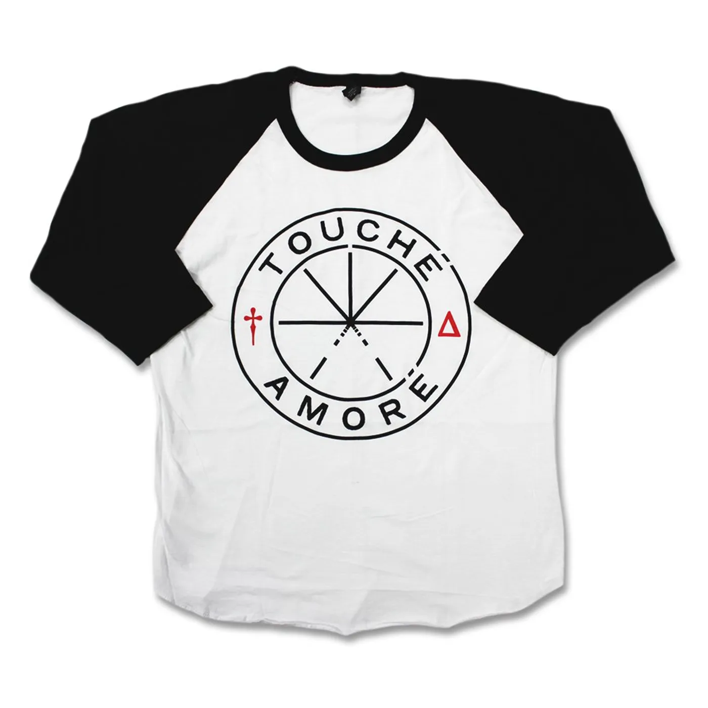 Touché Amoré Asterisk Logo Raglan